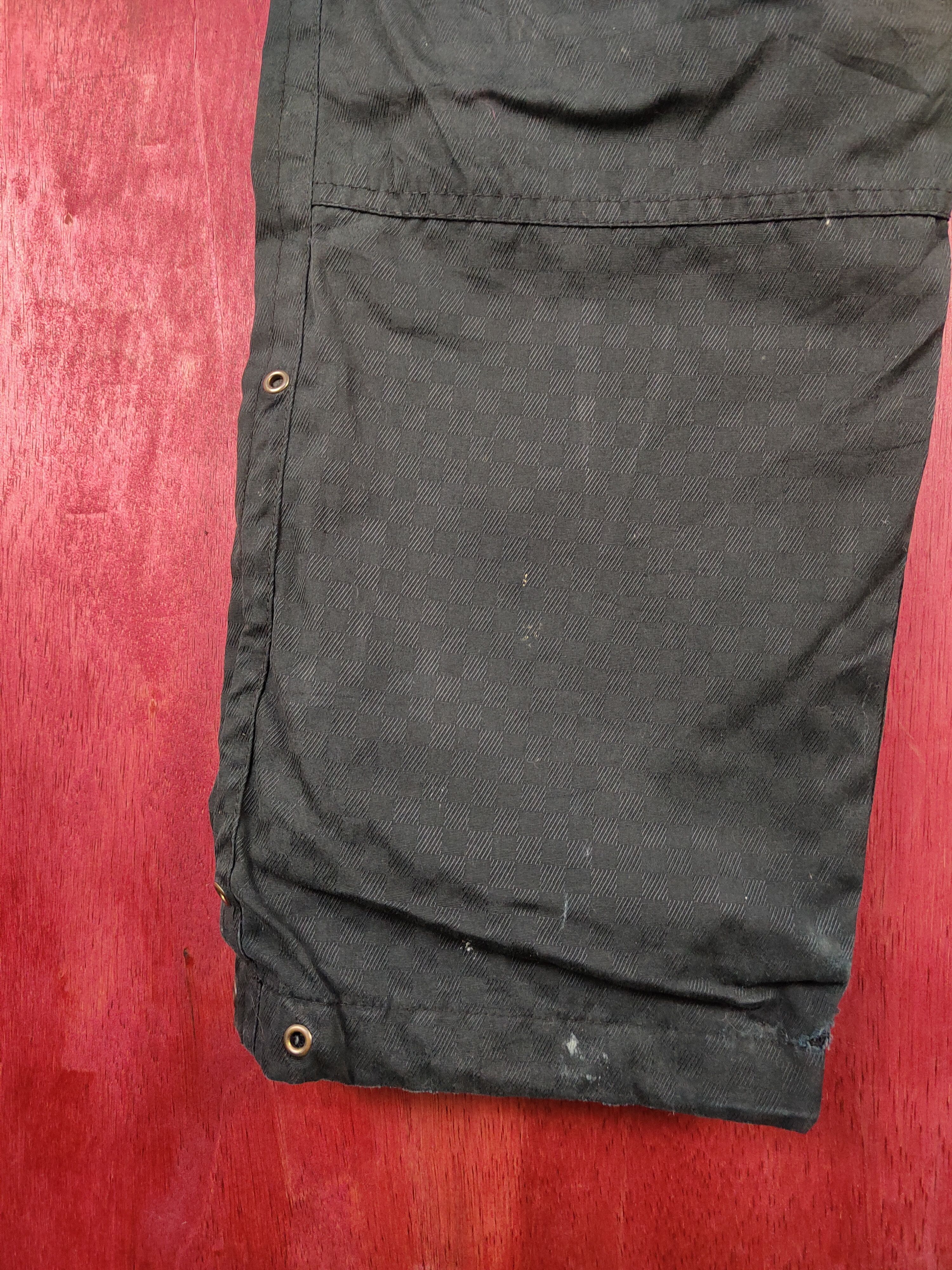 Japanese Brand Power To The People Black hiking track Pants #4839 Size US 31 - 5 Thumbnail