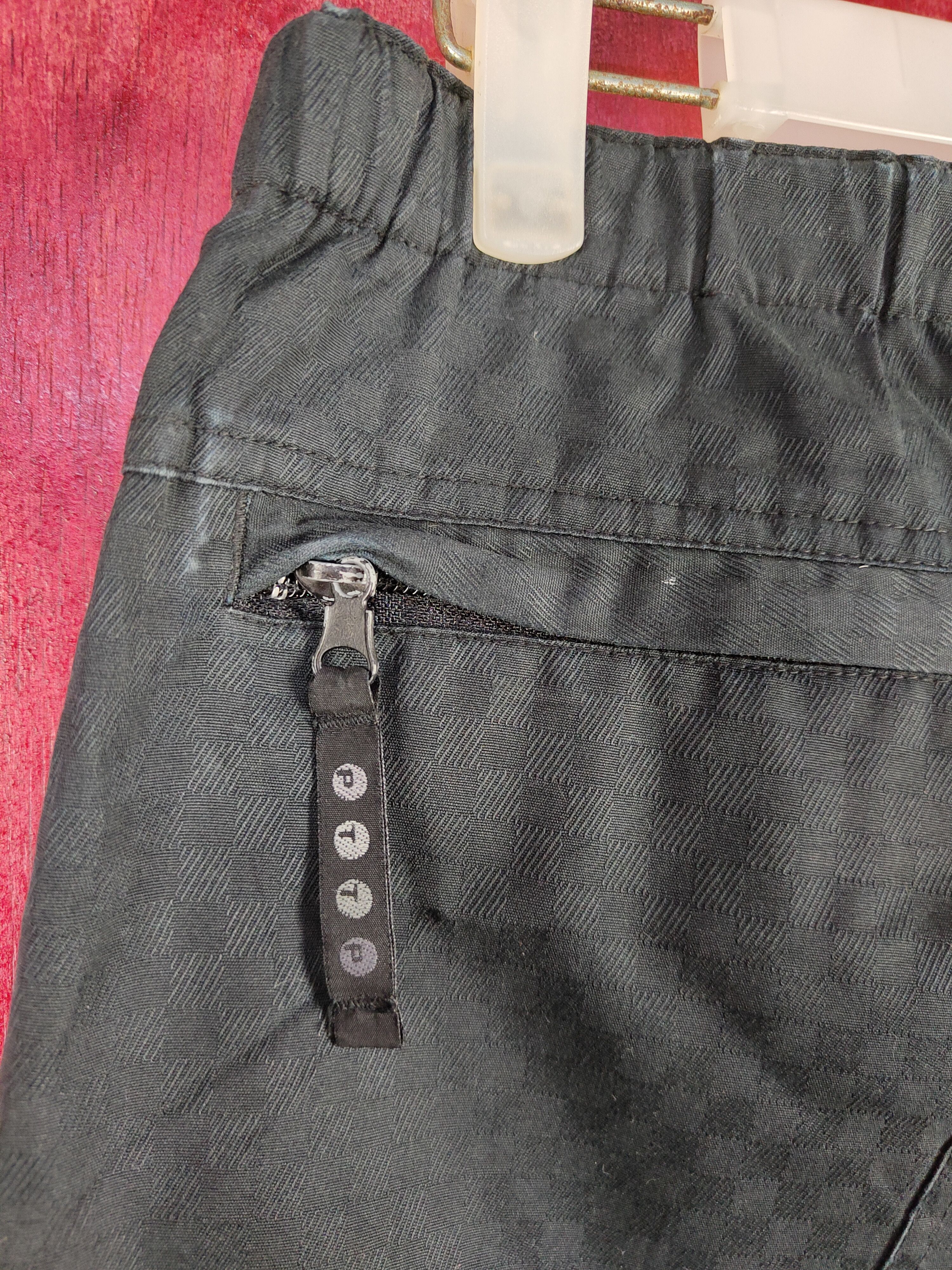 Japanese Brand Power To The People Black hiking track Pants #4839 Size US 31 - 12 Thumbnail