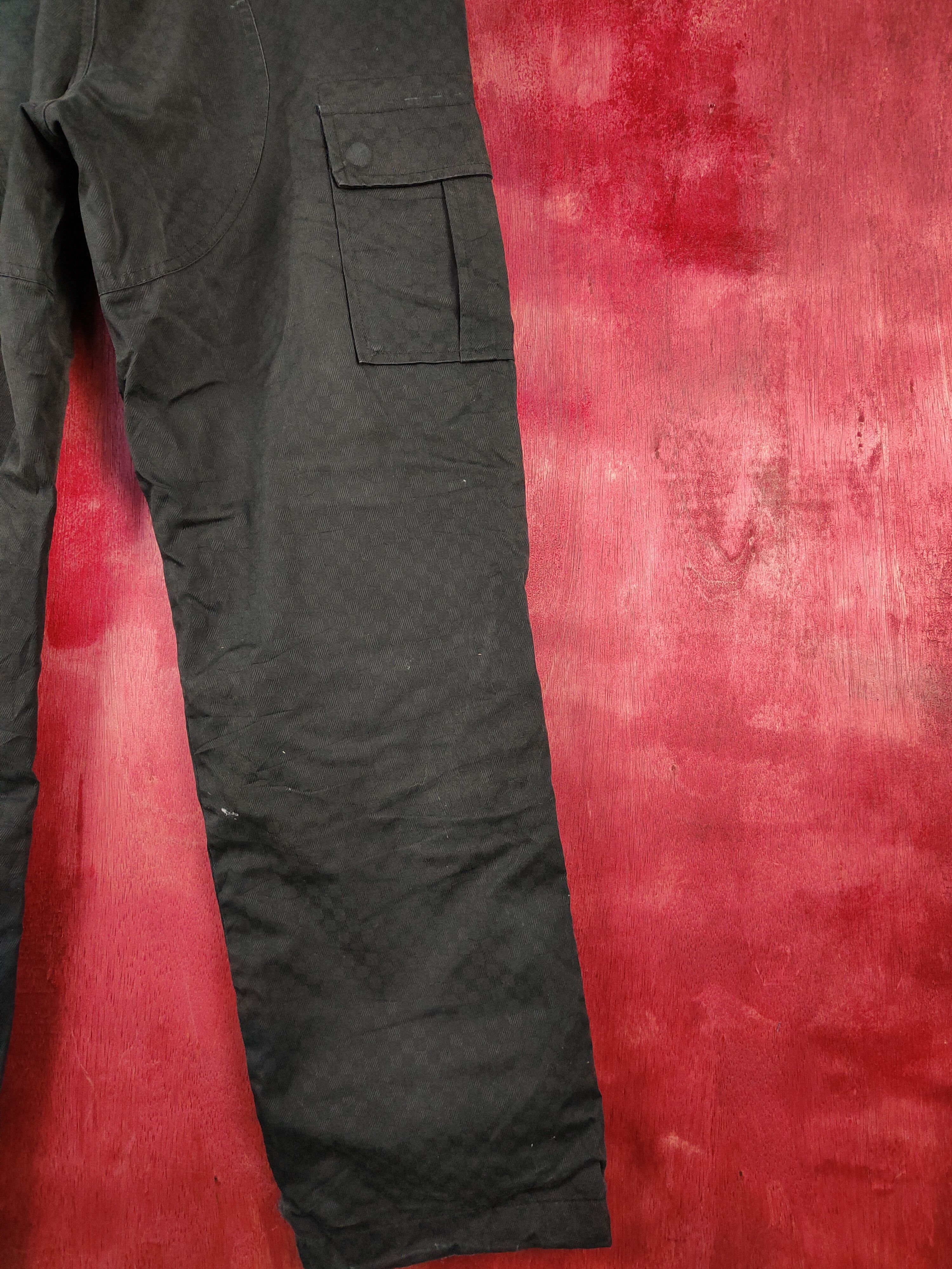 Japanese Brand Power To The People Black hiking track Pants #4839 Size US 31 - 16 Thumbnail