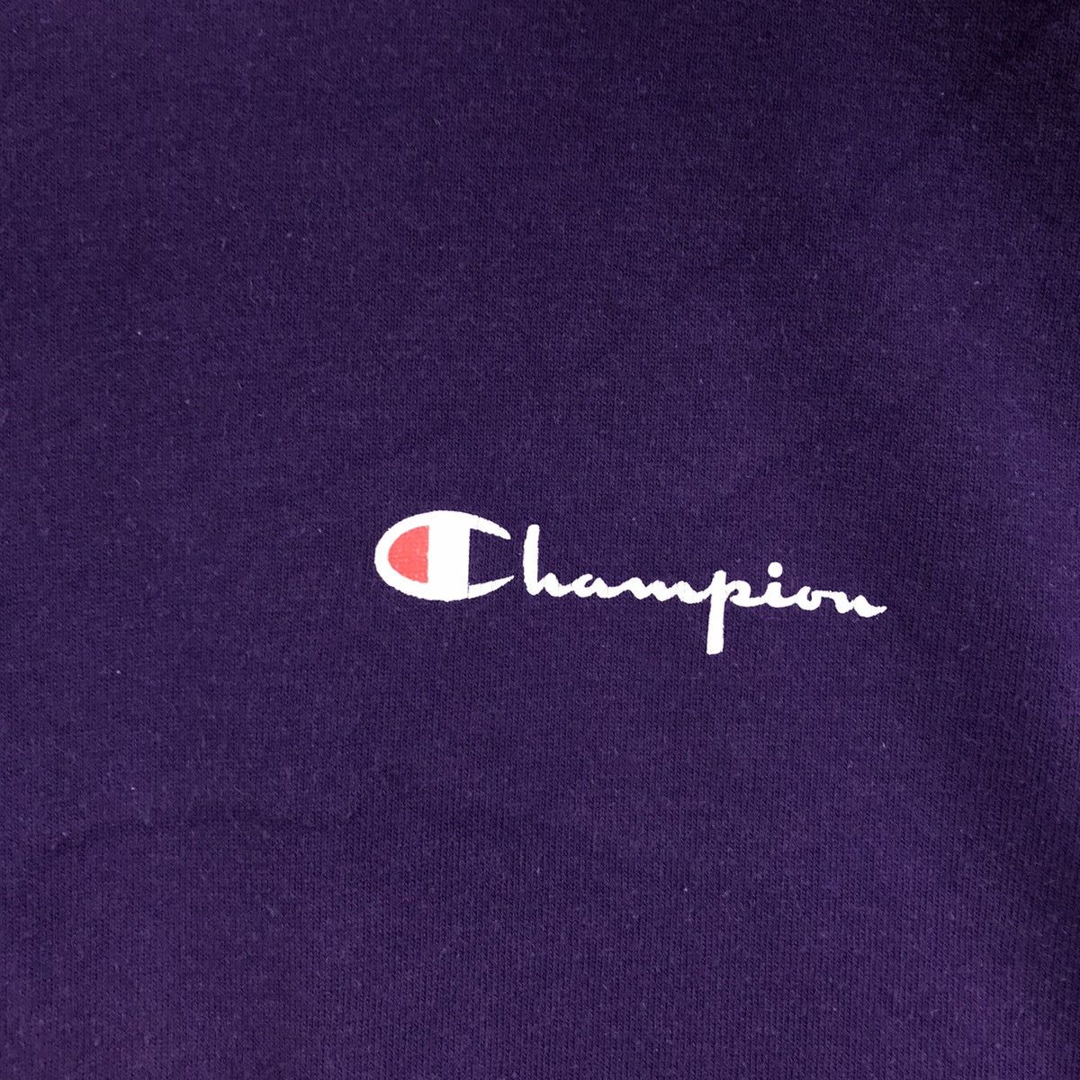 Champion Vintage CHAMPION USA Oversize Purple T shirt Size US XXL / EU 58 / 5 - 3 Thumbnail