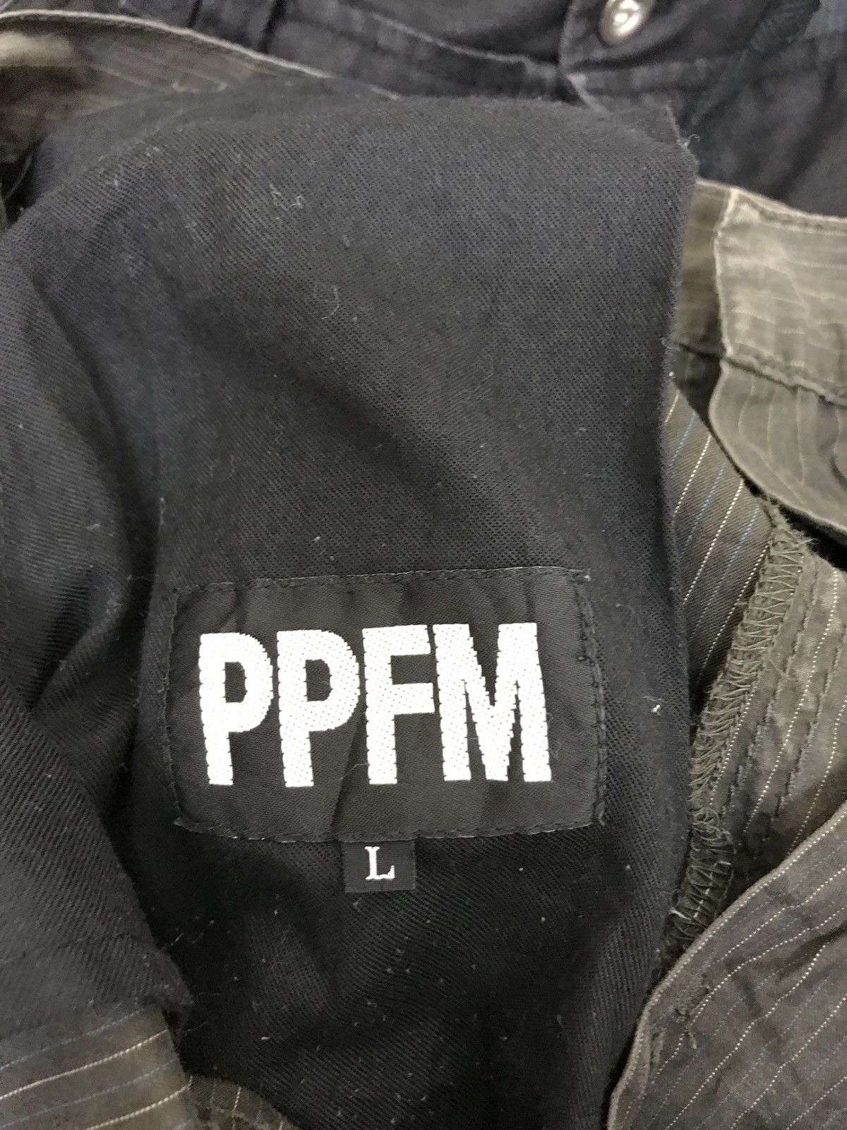 Japanese Brand PPFM Cargo Pant Pinstriped Military Regular Balloon Size US 32 / EU 48 - 13 Thumbnail