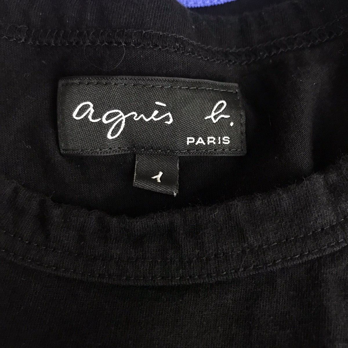 agnes b. AGNES B Paris Japanese Brand Lizard Black Long SleeveT-shirt Size US XS / EU 42 / 0 - 4 Thumbnail