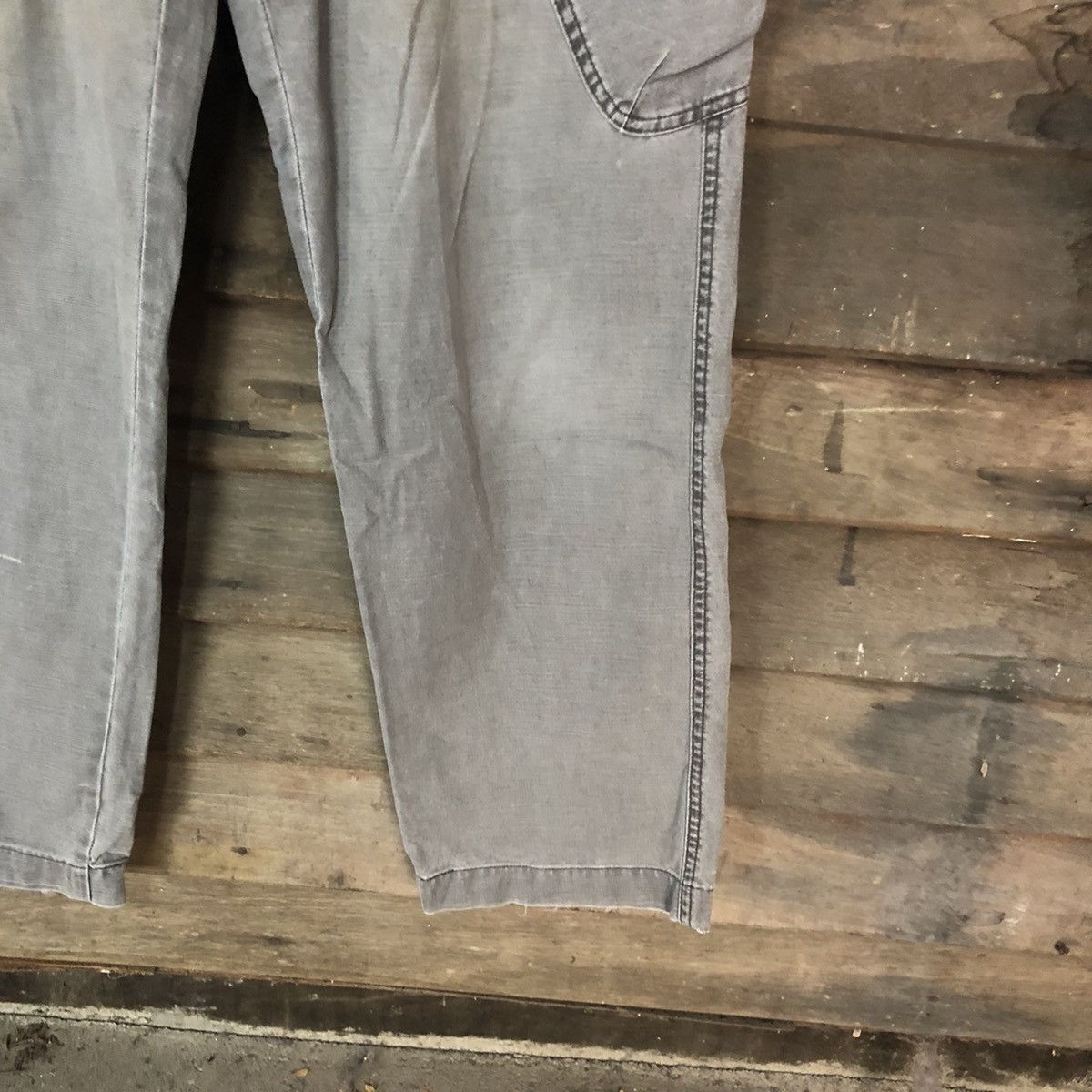 Japanese Brand Uniqlo faded Grey multipocket tactical Cargo Pants #2836 Size US 31 - 9 Thumbnail
