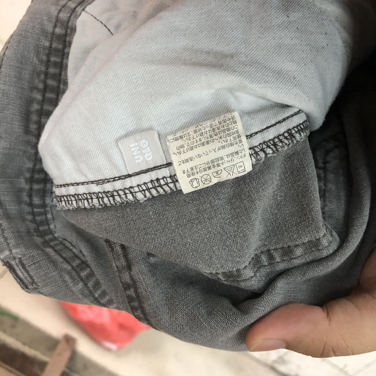 Japanese Brand Uniqlo faded Grey multipocket tactical Cargo Pants #2836 Size US 31 - 16 Thumbnail