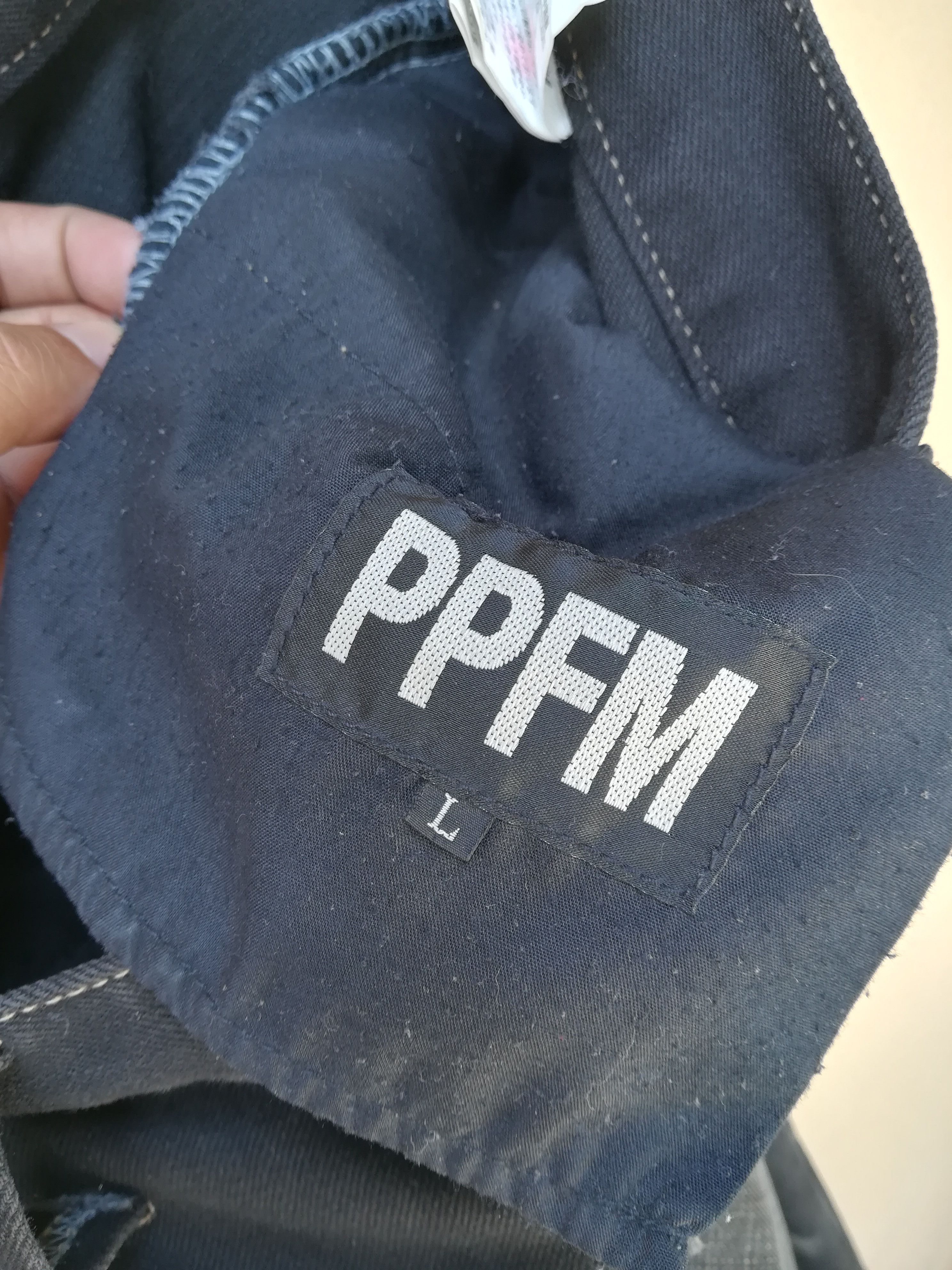 Japanese Brand PPFM Bondage Pants Denim Jeans Punk Design Size US 35 - 8 Thumbnail