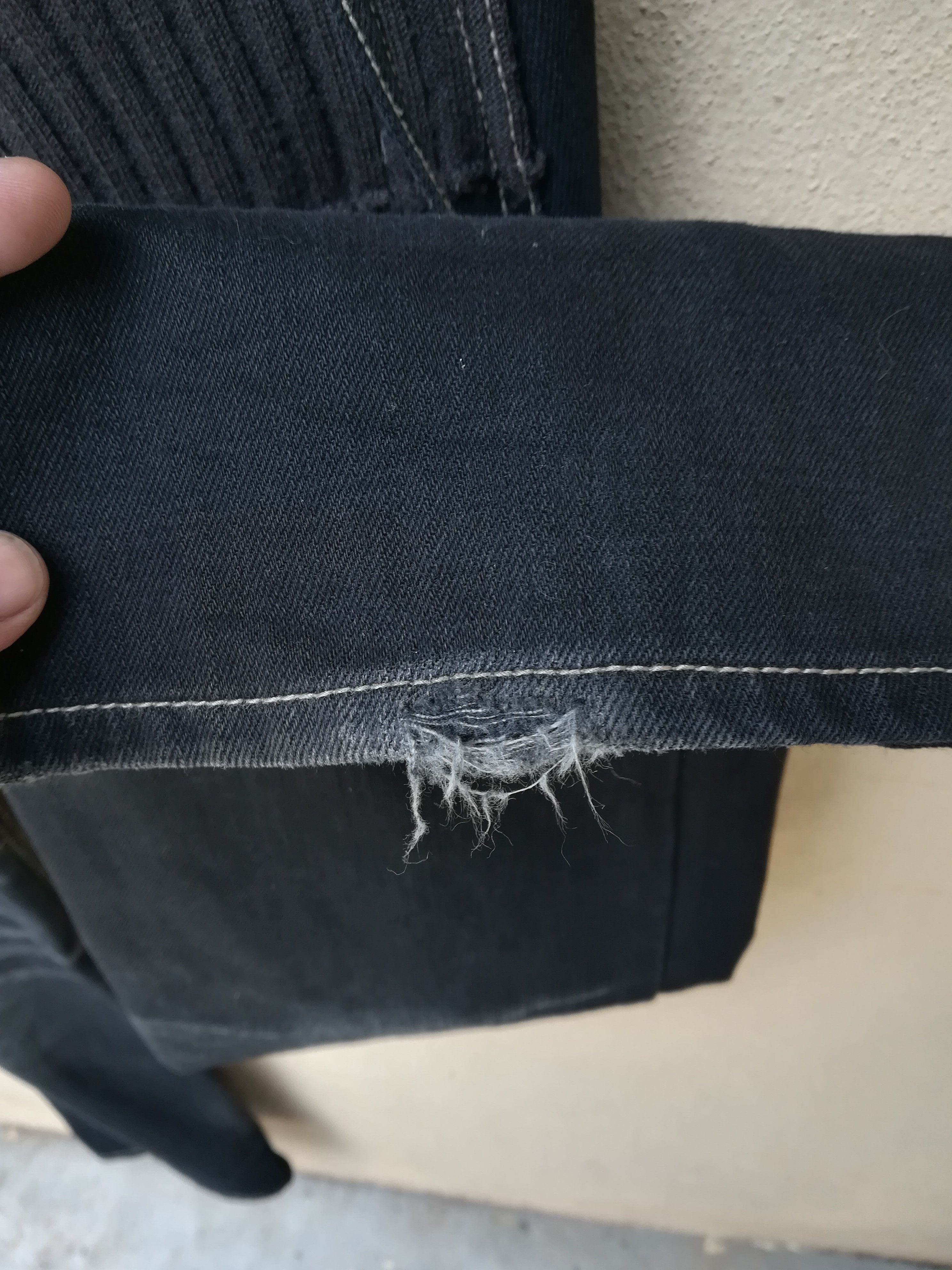 Japanese Brand PPFM Bondage Pants Denim Jeans Punk Design Size US 35 - 13 Thumbnail