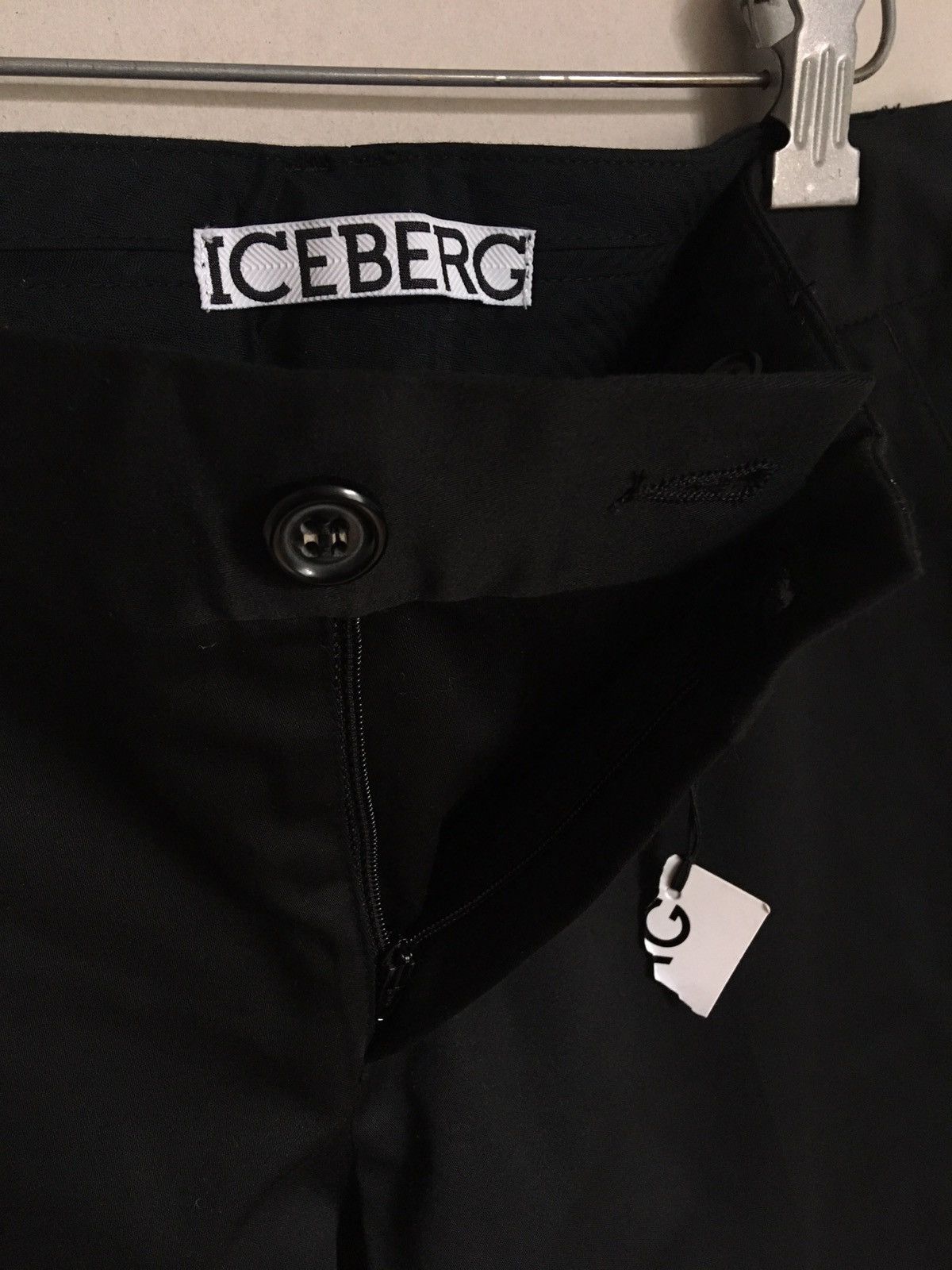 Iceberg Iceberg slim-fit trousers cotton black Size US 26 / EU 42 - 5 Thumbnail
