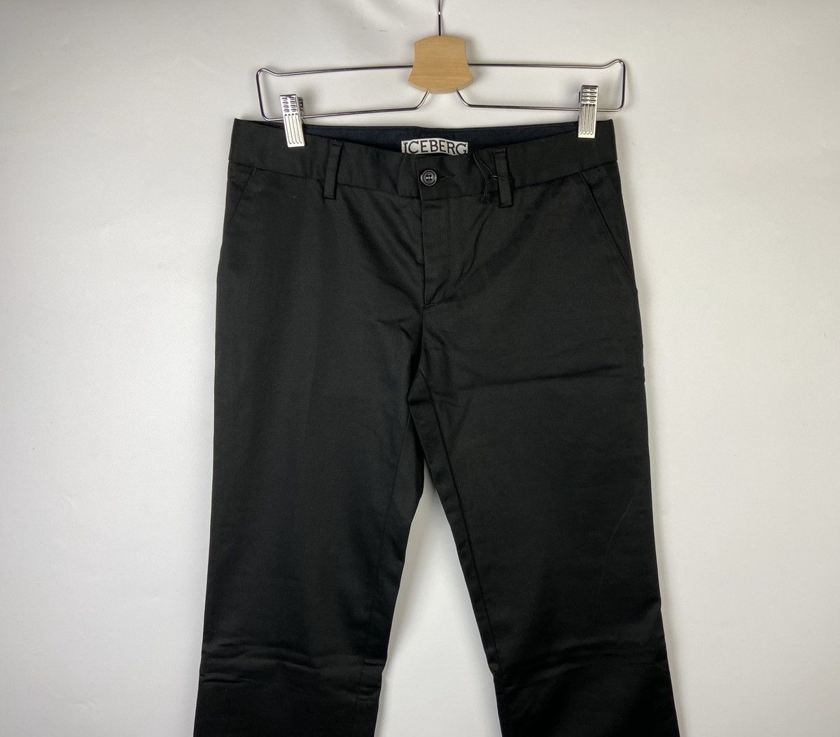 Iceberg Iceberg slim-fit trousers cotton black Size US 26 / EU 42 - 4 Thumbnail