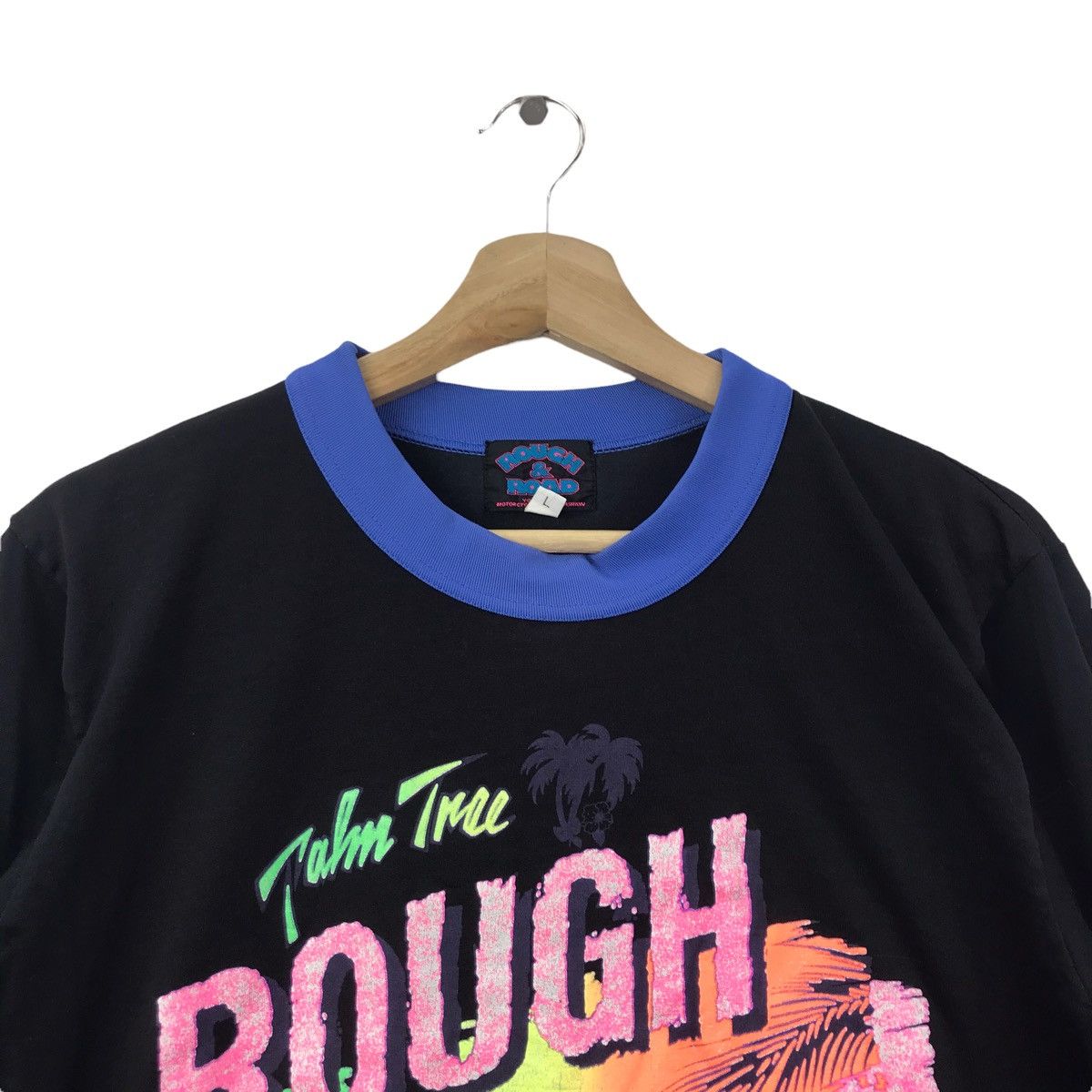 Vintage Vtg ROUGH & ROAD Yokohama Motorcycle Motocross SportsT-shirt Size US L / EU 52-54 / 3 - 2 Thumbnail