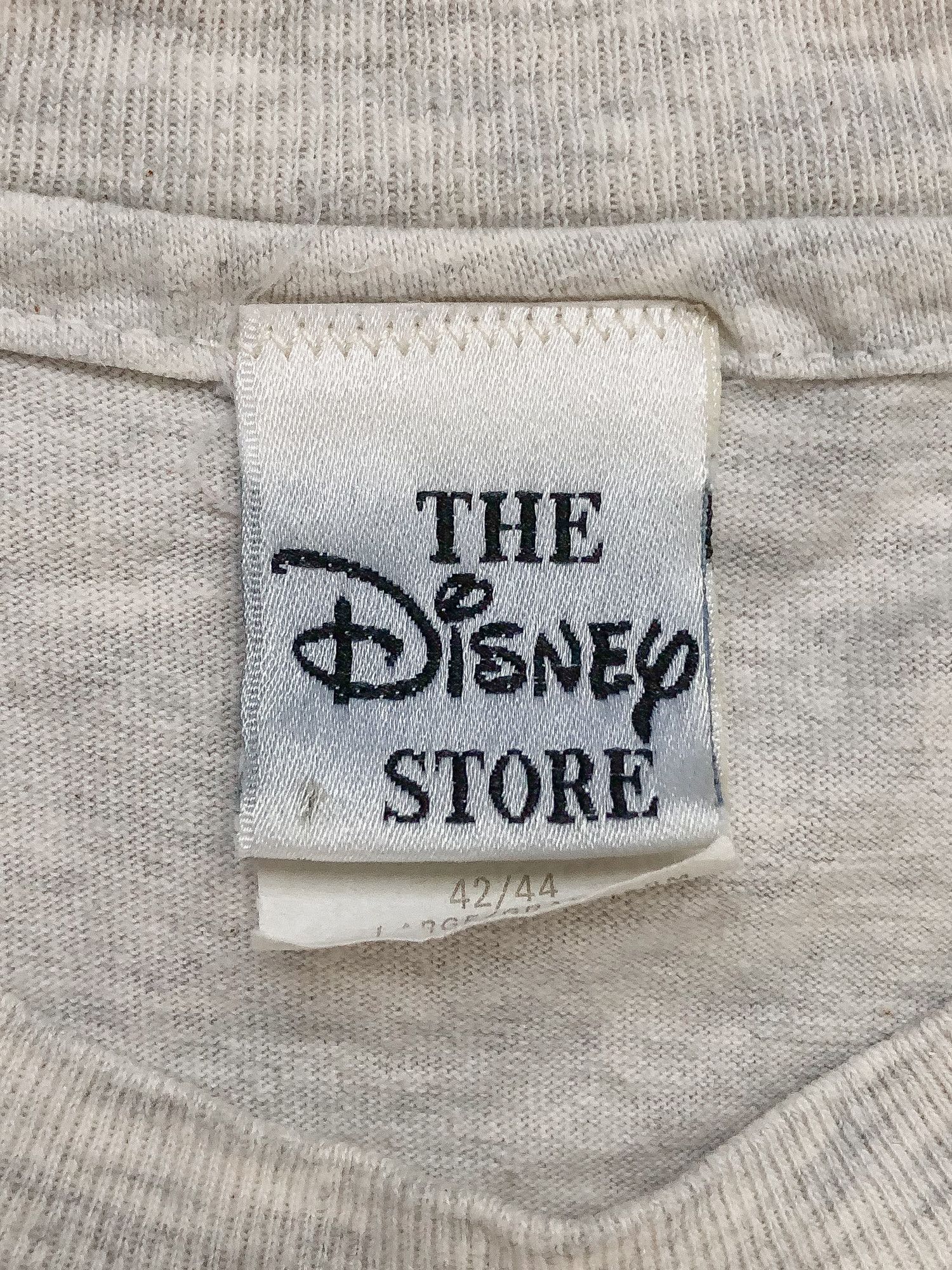 Disney × Vintage 90s Single Stitch Faded Heather Grey 'Mickey Mouse' T-Shirt Size US L / EU 52-54 / 3 - 4 Thumbnail