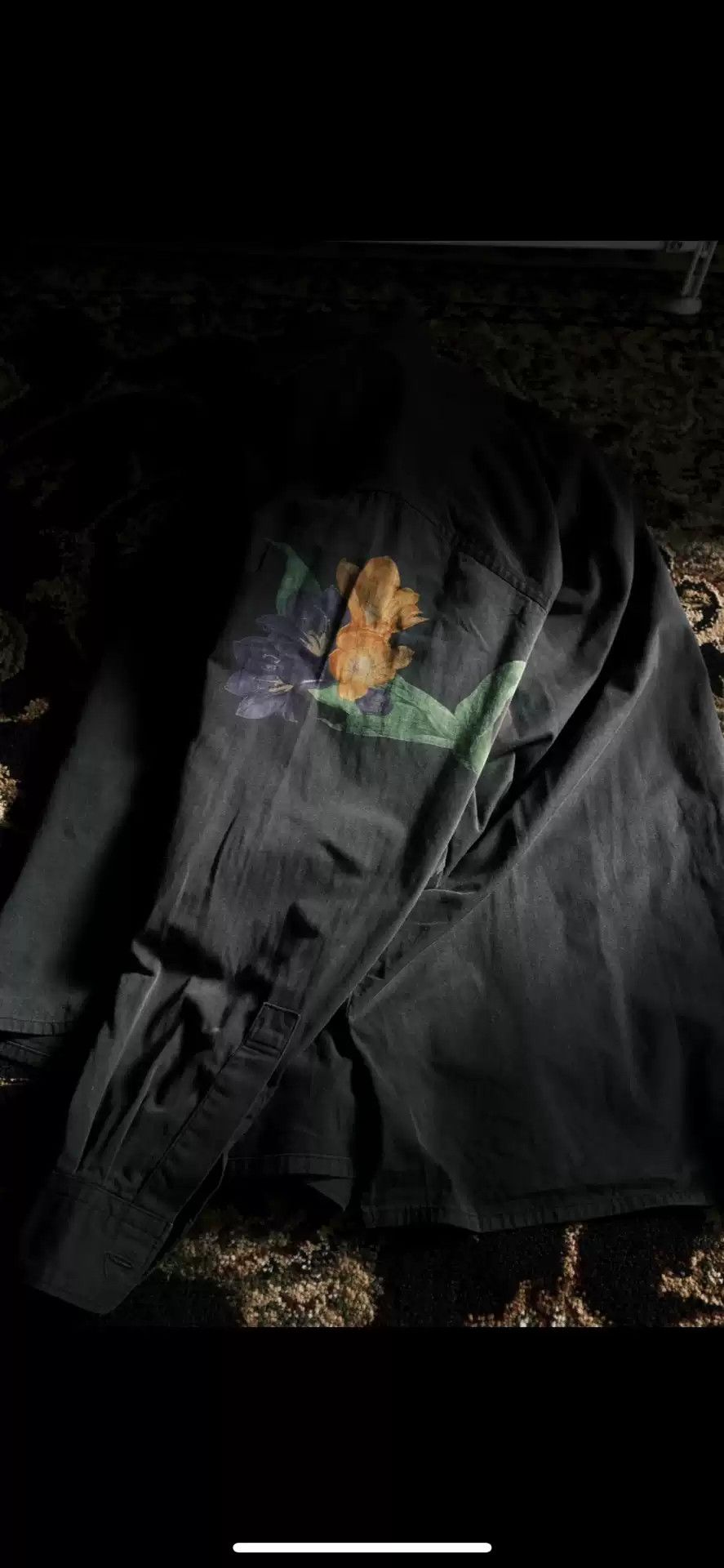 Yohji Yamamoto Yohji Yamamoto Flower Painted Shirt Size US L / EU 52-54 / 3 - 4 Thumbnail