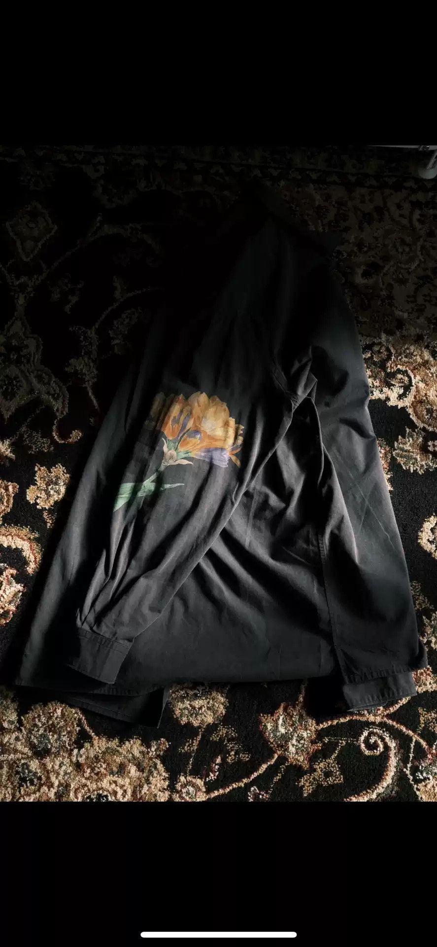 Yohji Yamamoto Yohji Yamamoto Flower Painted Shirt Size US L / EU 52-54 / 3 - 5 Thumbnail