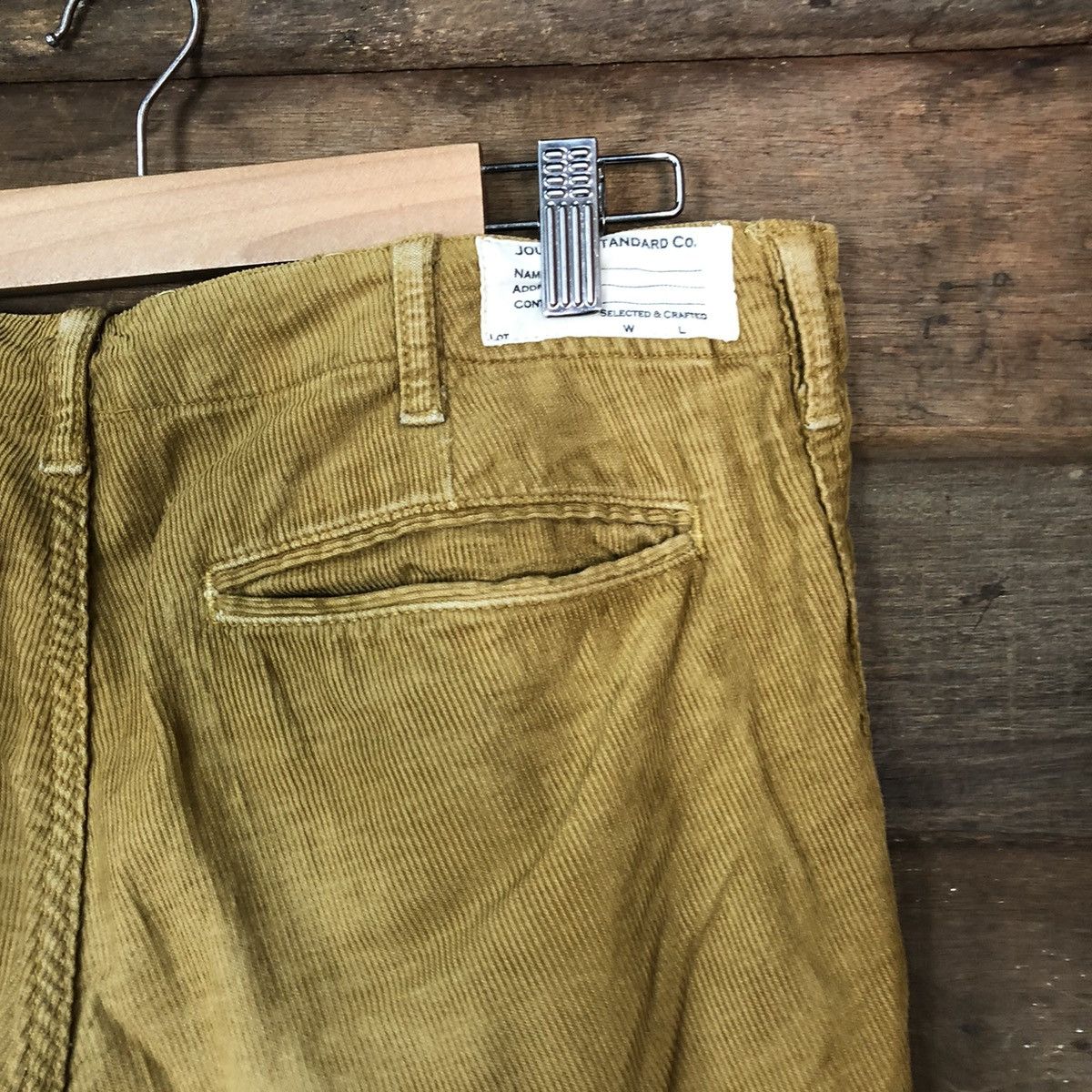 Journal Standard Journal Standard Co.corduroy vintage cargo Pants #4513 Size US 31 - 13 Thumbnail