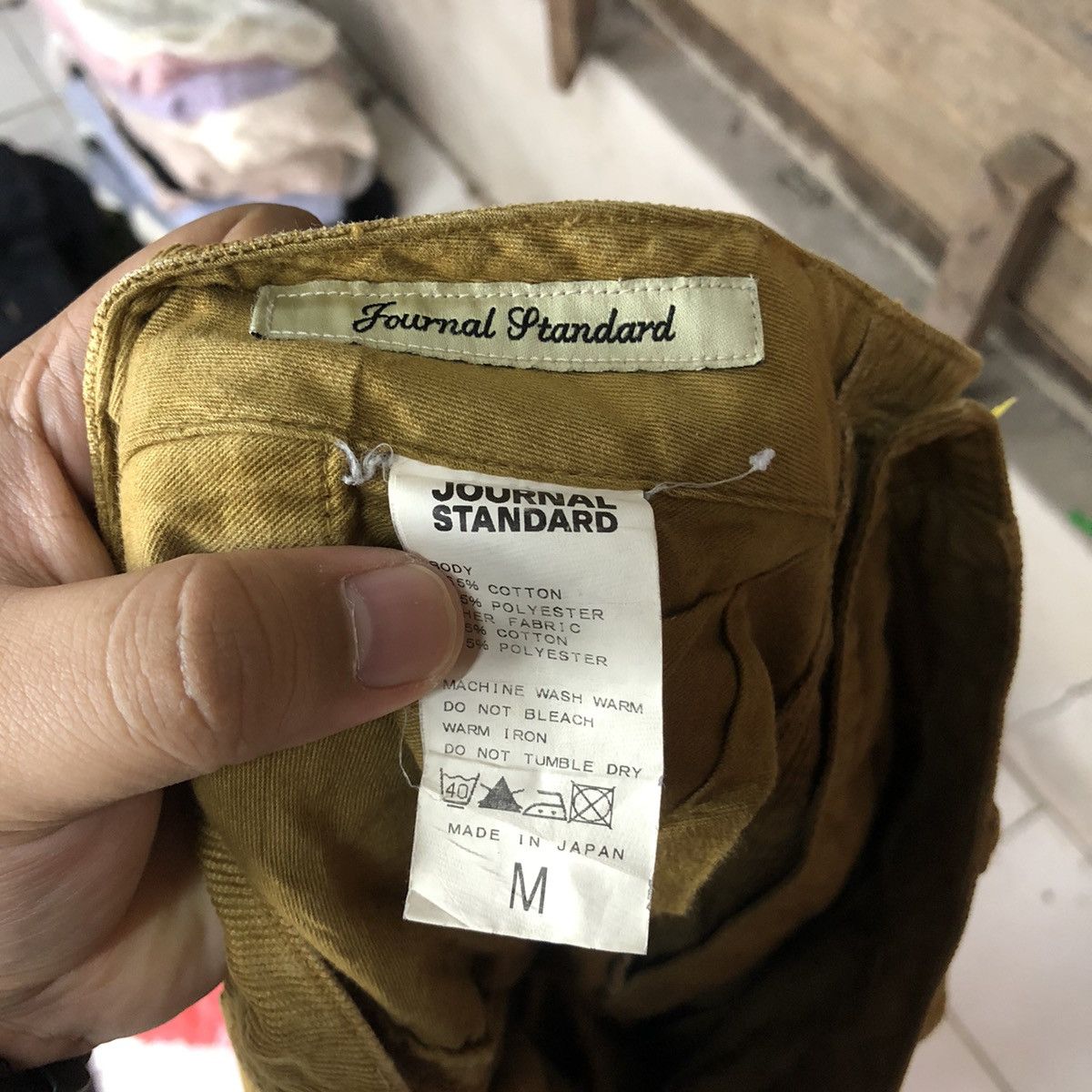 Journal Standard Journal Standard Co.corduroy vintage cargo Pants #4513 Size US 31 - 14 Thumbnail