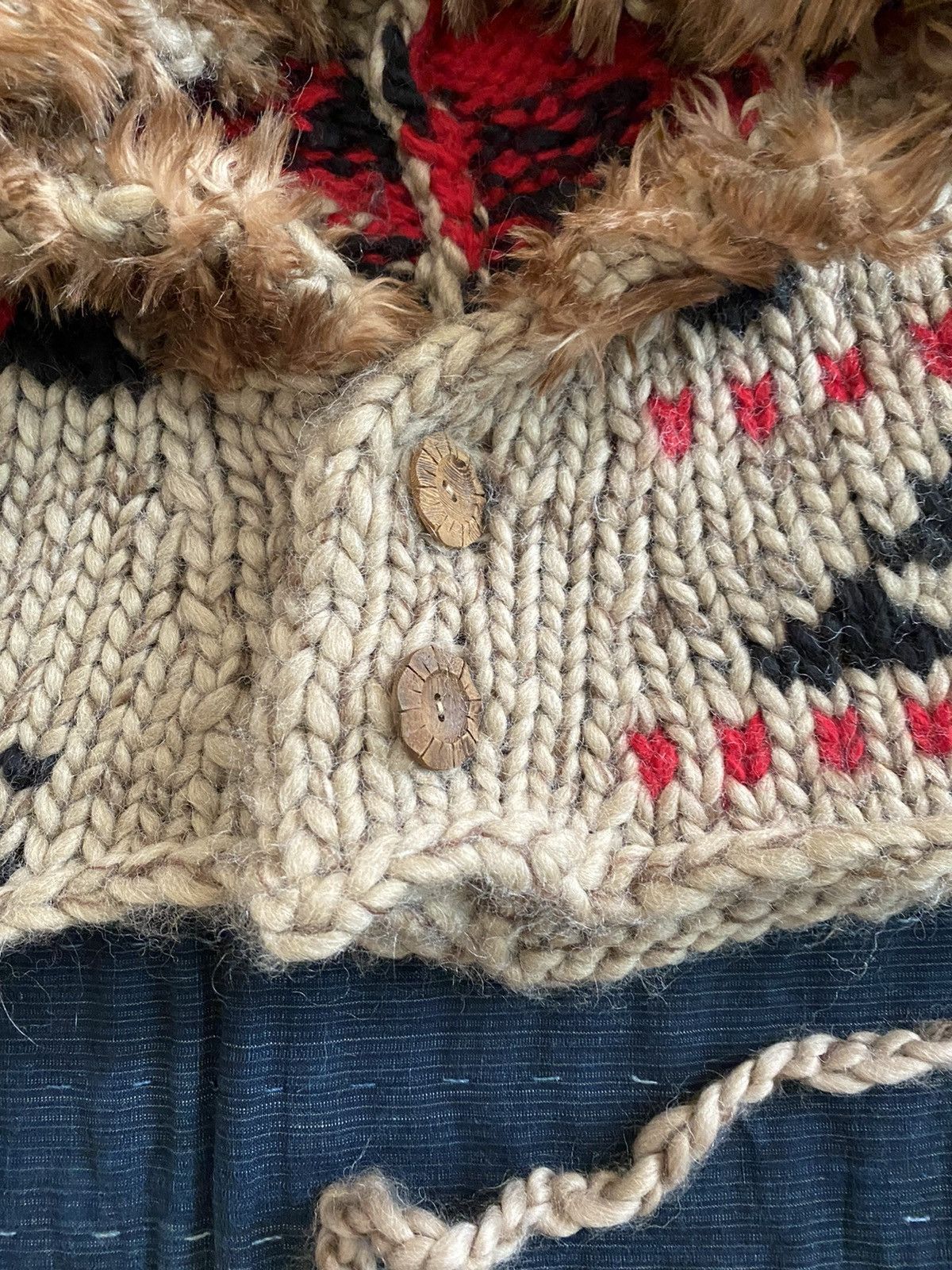 Kapital × Kapital Kountry Kapital handed knit hood Size ONE SIZE - 3 Thumbnail