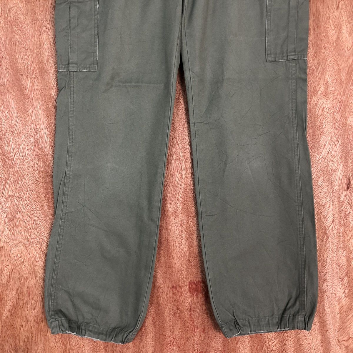 Japanese Brand DLL Jeanasis Grey utility Multipocket Cargo Pants #c663 Size US 28 / EU 44 - 3 Thumbnail