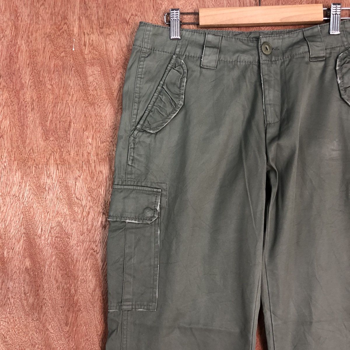 Japanese Brand DLL Jeanasis Grey utility Multipocket Cargo Pants #c663 Size US 28 / EU 44 - 5 Thumbnail