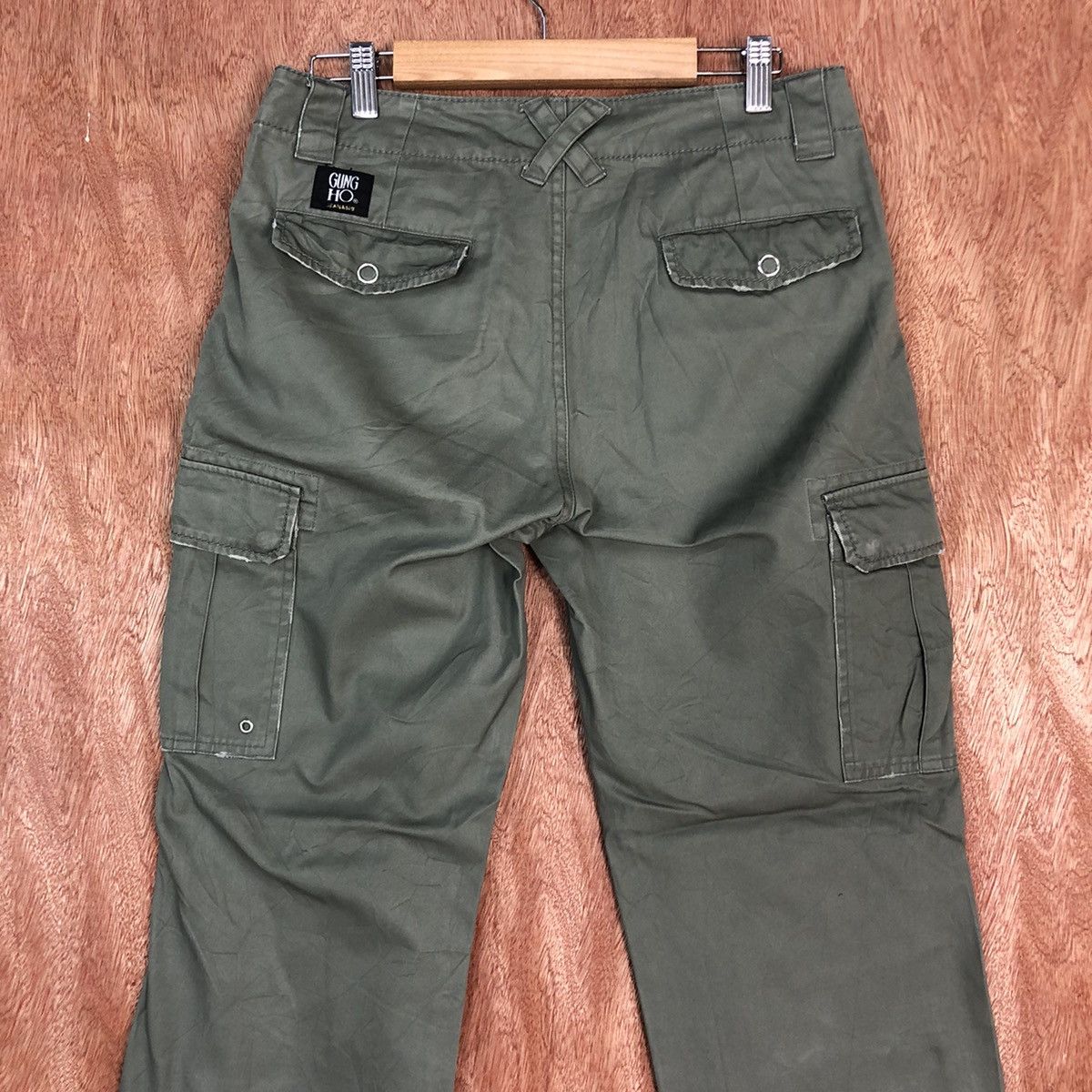 Japanese Brand DLL Jeanasis Grey utility Multipocket Cargo Pants #c663 Size US 28 / EU 44 - 8 Thumbnail