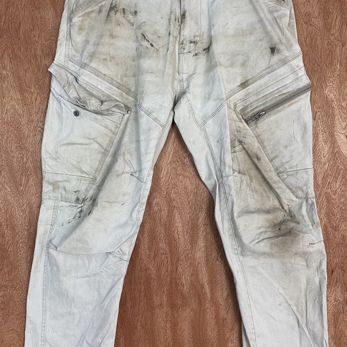 Japanese Brand DL Xebec dirty painter ripped Multipocket Cargo Pants#c777 Size US 33 - 4 Thumbnail