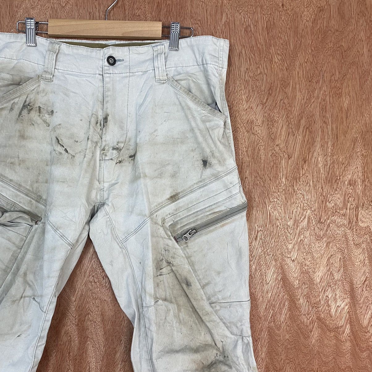 Japanese Brand DL Xebec dirty painter ripped Multipocket Cargo Pants#c777 Size US 33 - 5 Thumbnail