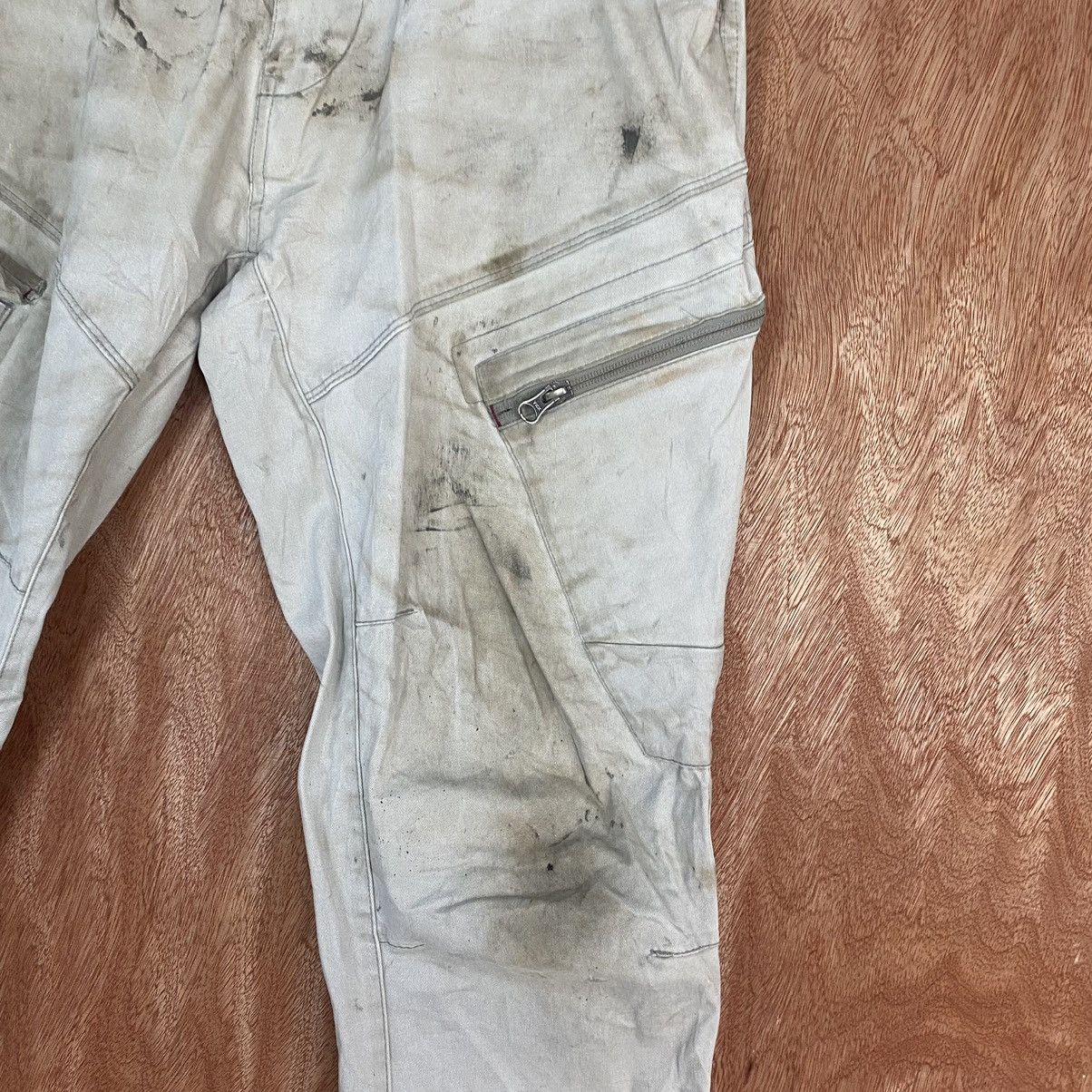 Japanese Brand DL Xebec dirty painter ripped Multipocket Cargo Pants#c777 Size US 33 - 8 Thumbnail