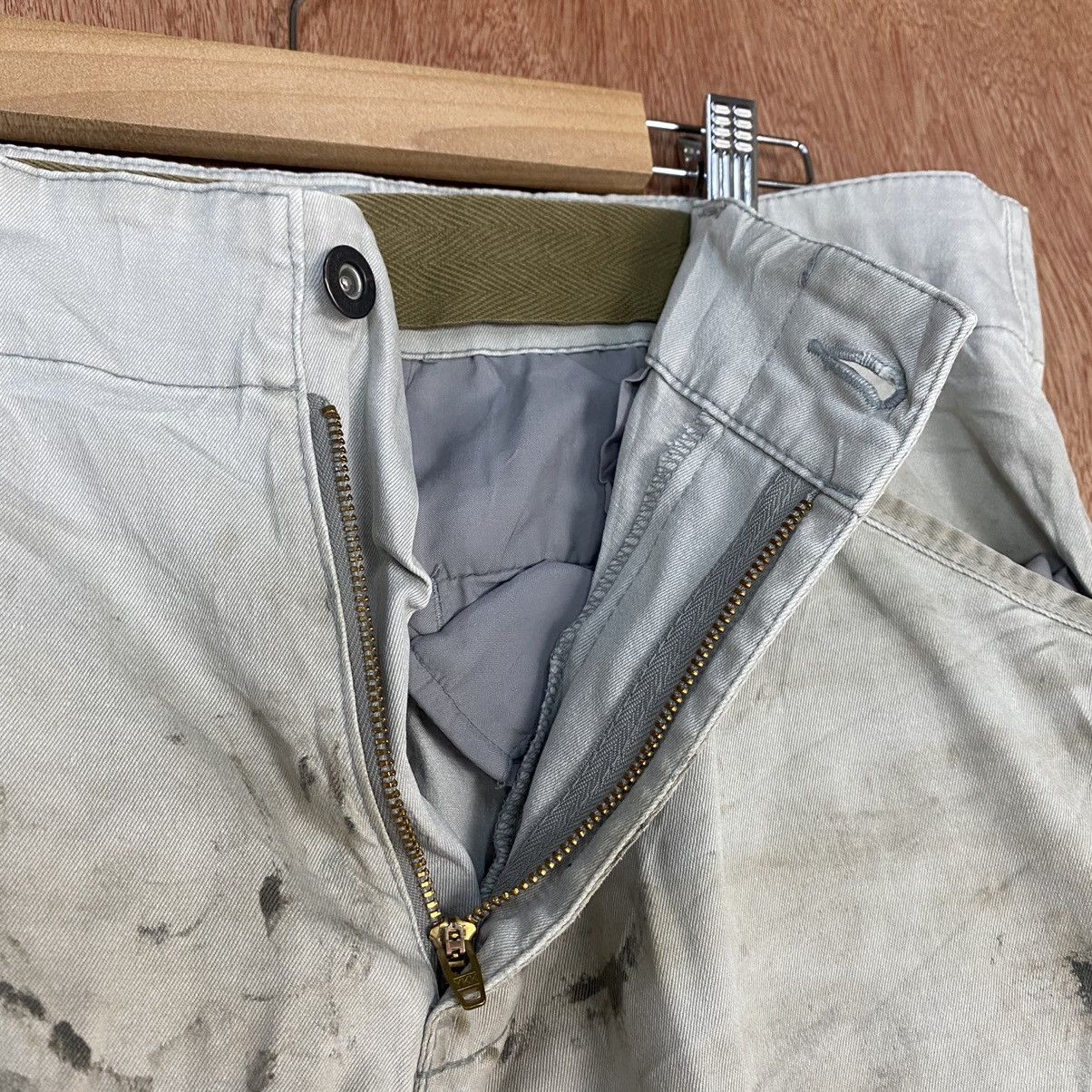 Japanese Brand DL Xebec dirty painter ripped Multipocket Cargo Pants#c777 Size US 33 - 10 Thumbnail