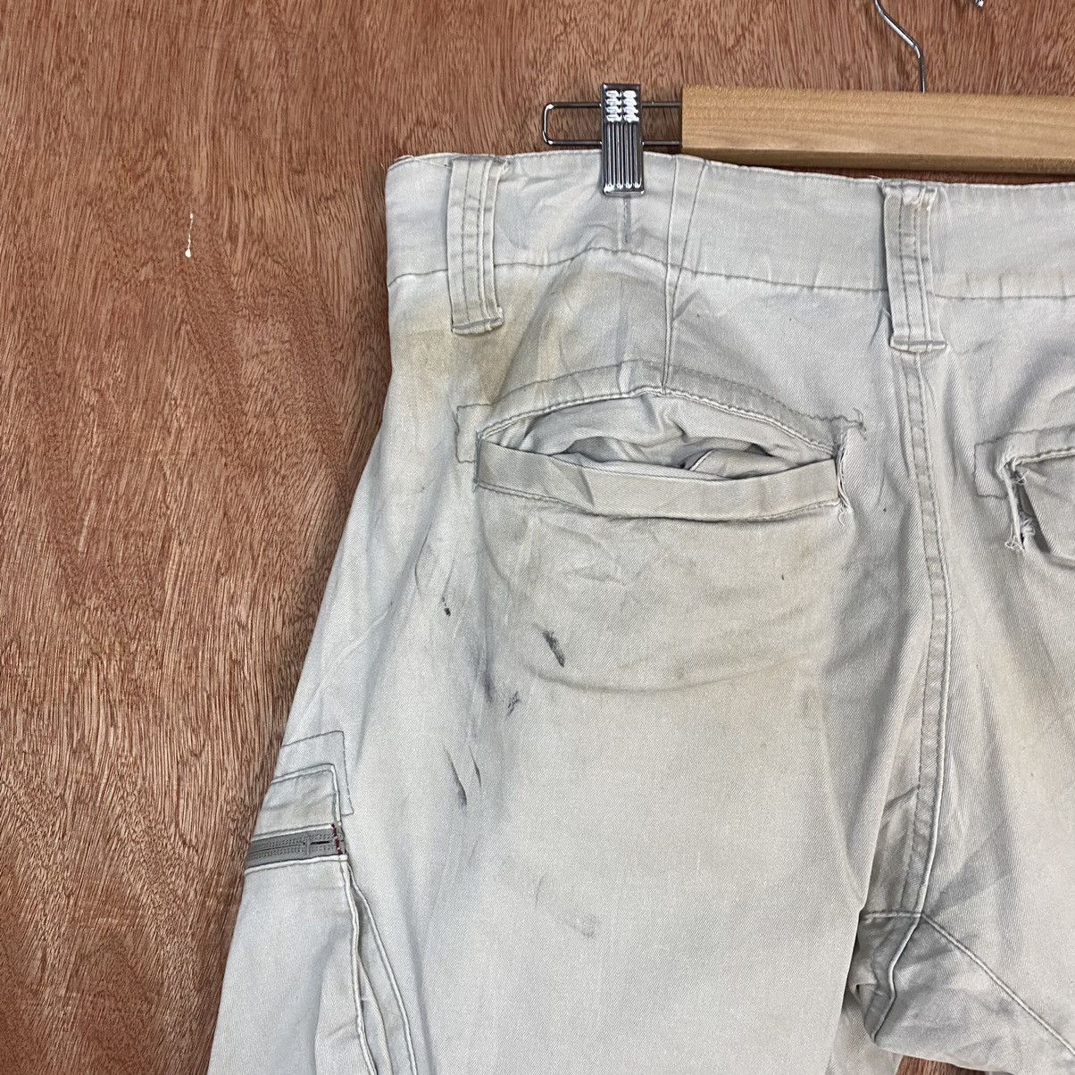 Japanese Brand DL Xebec dirty painter ripped Multipocket Cargo Pants#c777 Size US 33 - 15 Thumbnail
