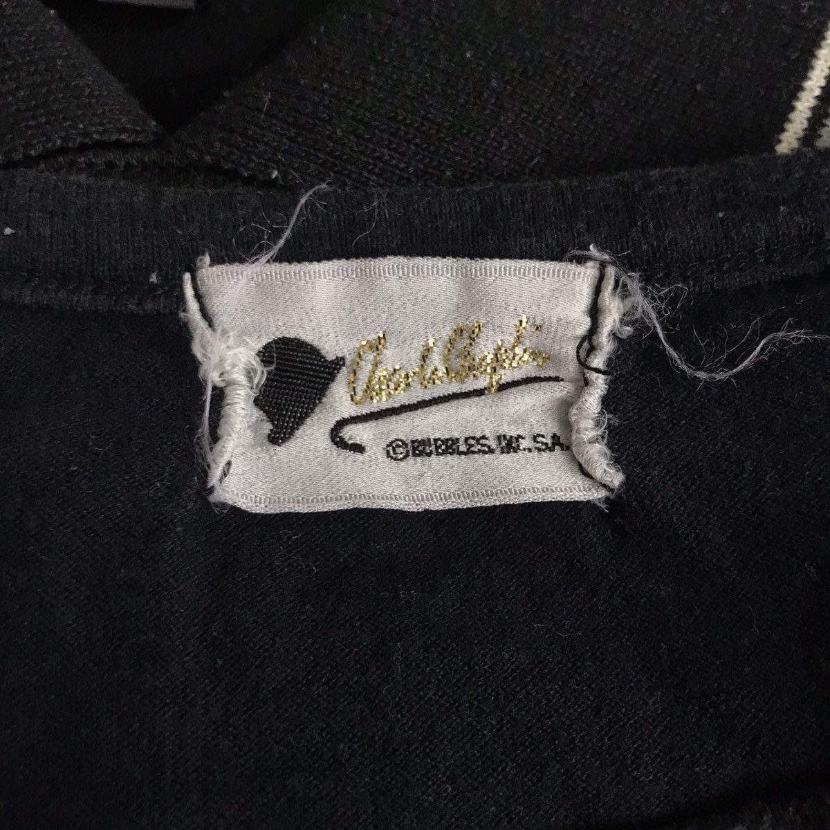 Vintage Vintage VIVA! CHAPLIN Movie Bubbles Inc. S.A. Black T shirt Size US M / EU 48-50 / 2 - 4 Thumbnail