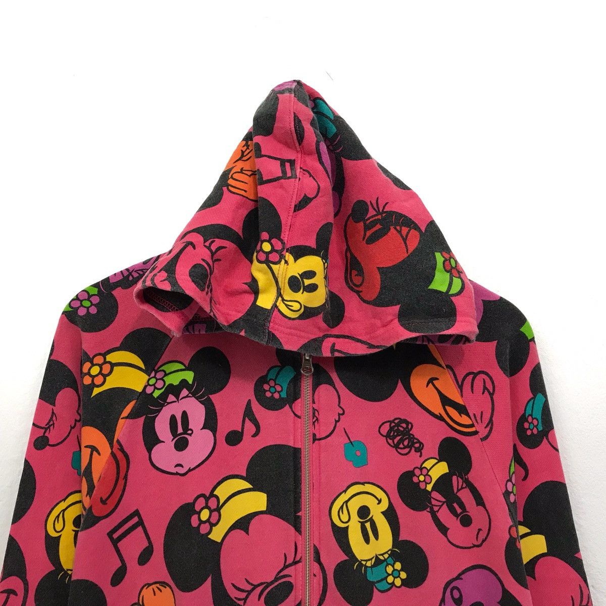 Cartoon Network × Disney × Mickey Mouse Vintage Disney Mickey Mouse Hoodie Sweatshirt Full Print Size US M / EU 48-50 / 2 - 2 Thumbnail