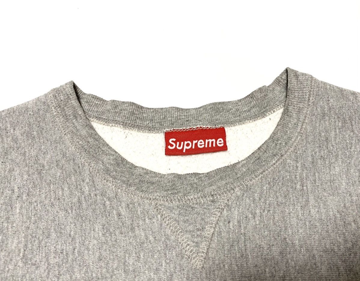 Supreme Supreme navy grey box logo crewneck 1997 Size US M / EU 48-50 / 2 - 3 Thumbnail
