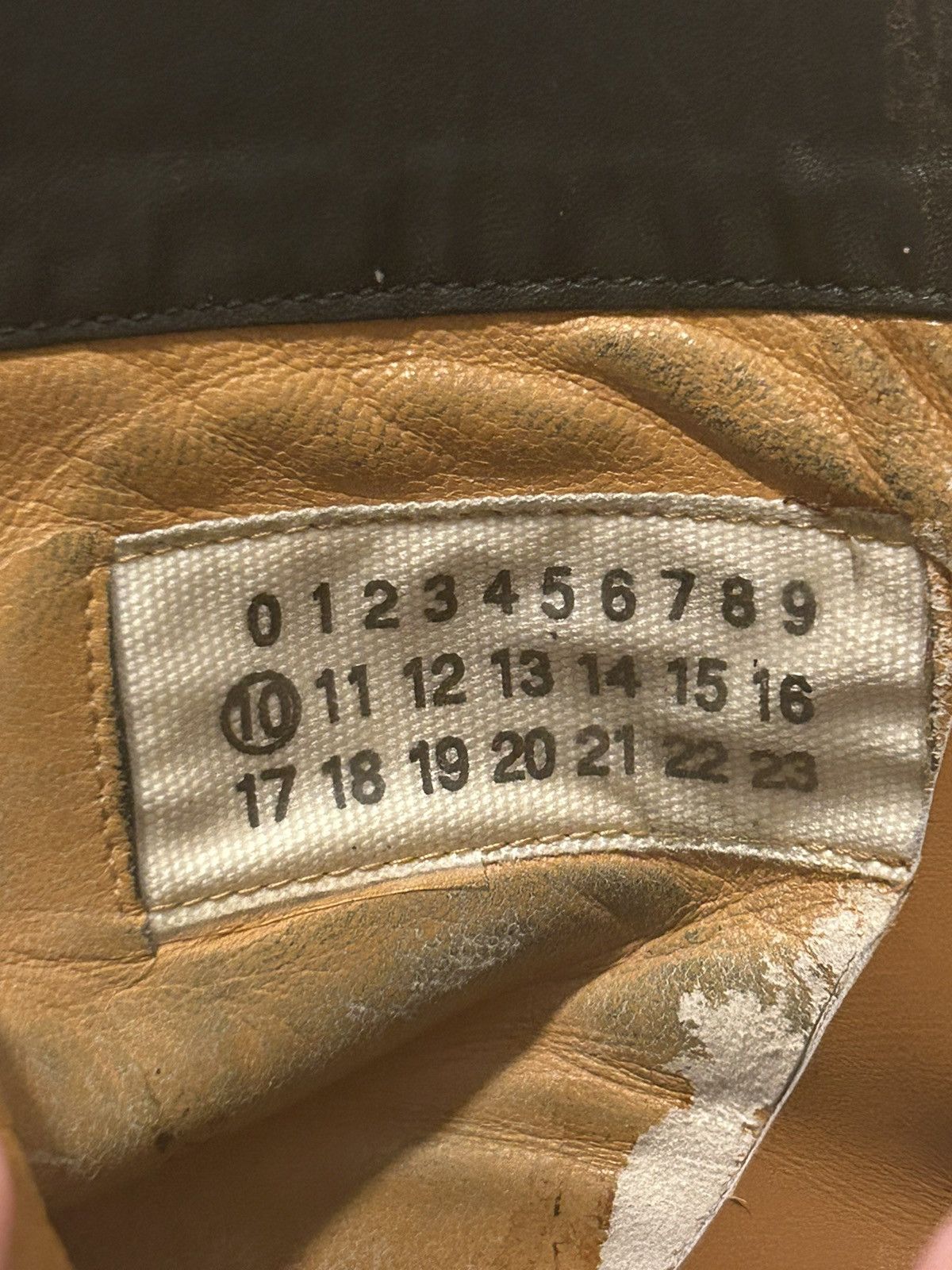Maison Margiela SS 2002 Artisanal Painted Square Toe Boot Size US 6.5 / EU 39-40 - 3 Thumbnail