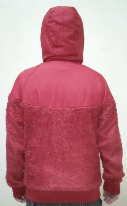 Nike Nike Sherpa Fleece Polyester Blend Hooded Jacket Size US L / EU 52-54 / 3 - 13 Thumbnail