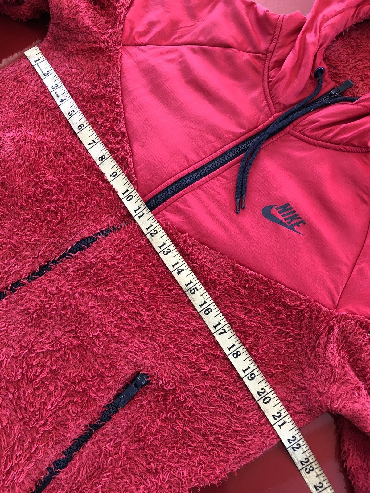 Nike Nike Sherpa Fleece Polyester Blend Hooded Jacket Size US L / EU 52-54 / 3 - 10 Thumbnail
