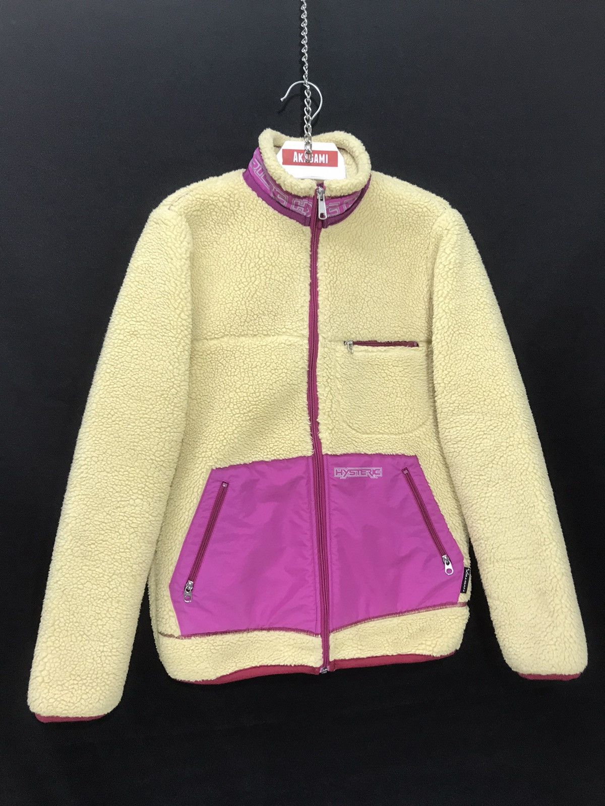 Hysteric Glamour 🎶Hysteric Glamour Deep Pile Fleece Jacket Rare 3🟩 Size US M / EU 48-50 / 2 - 2 Thumbnail