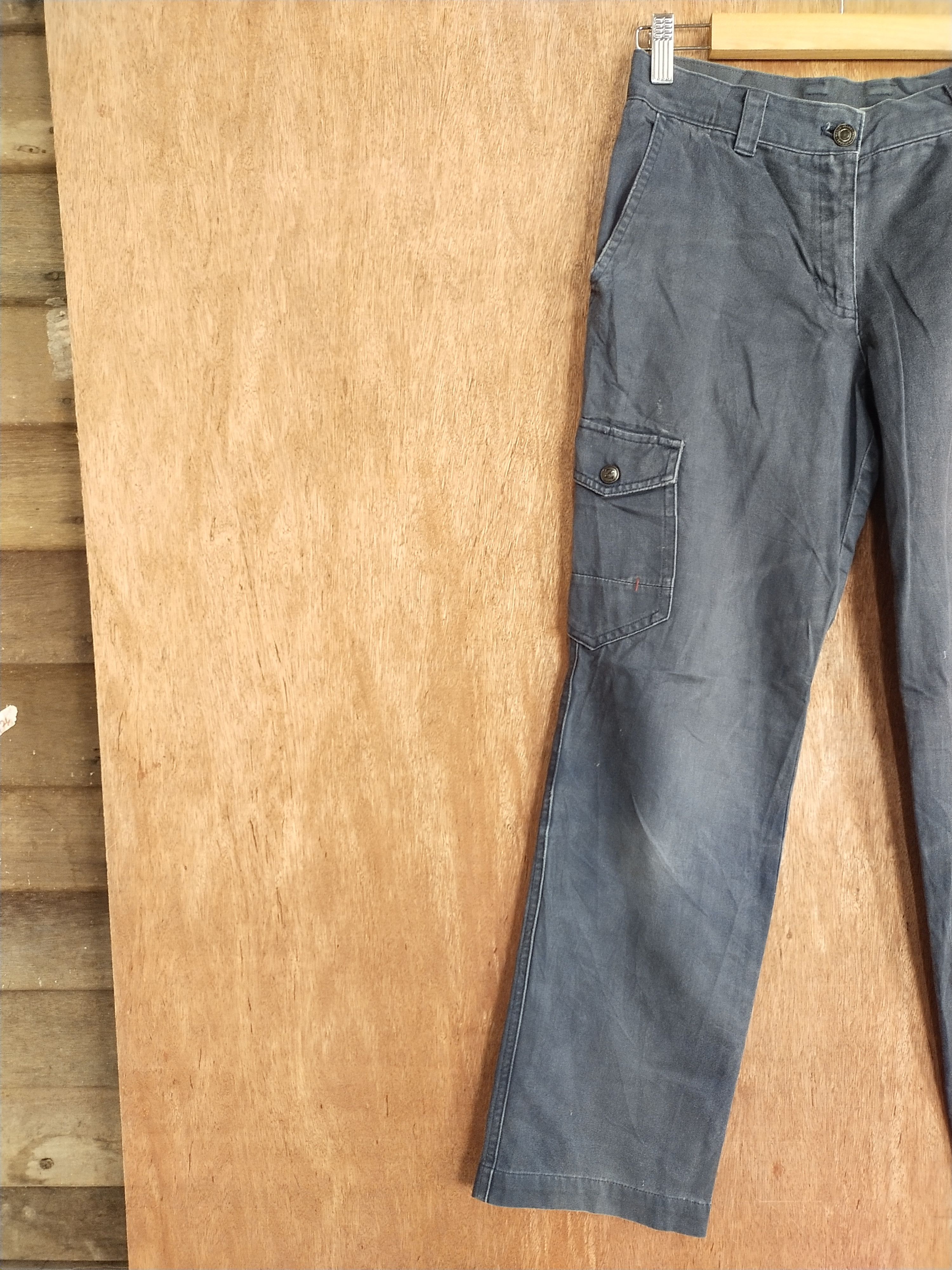 Japanese Brand Z Dragon japan distressed faded black cargo pants #S135 Size US 28 / EU 44 - 6 Thumbnail