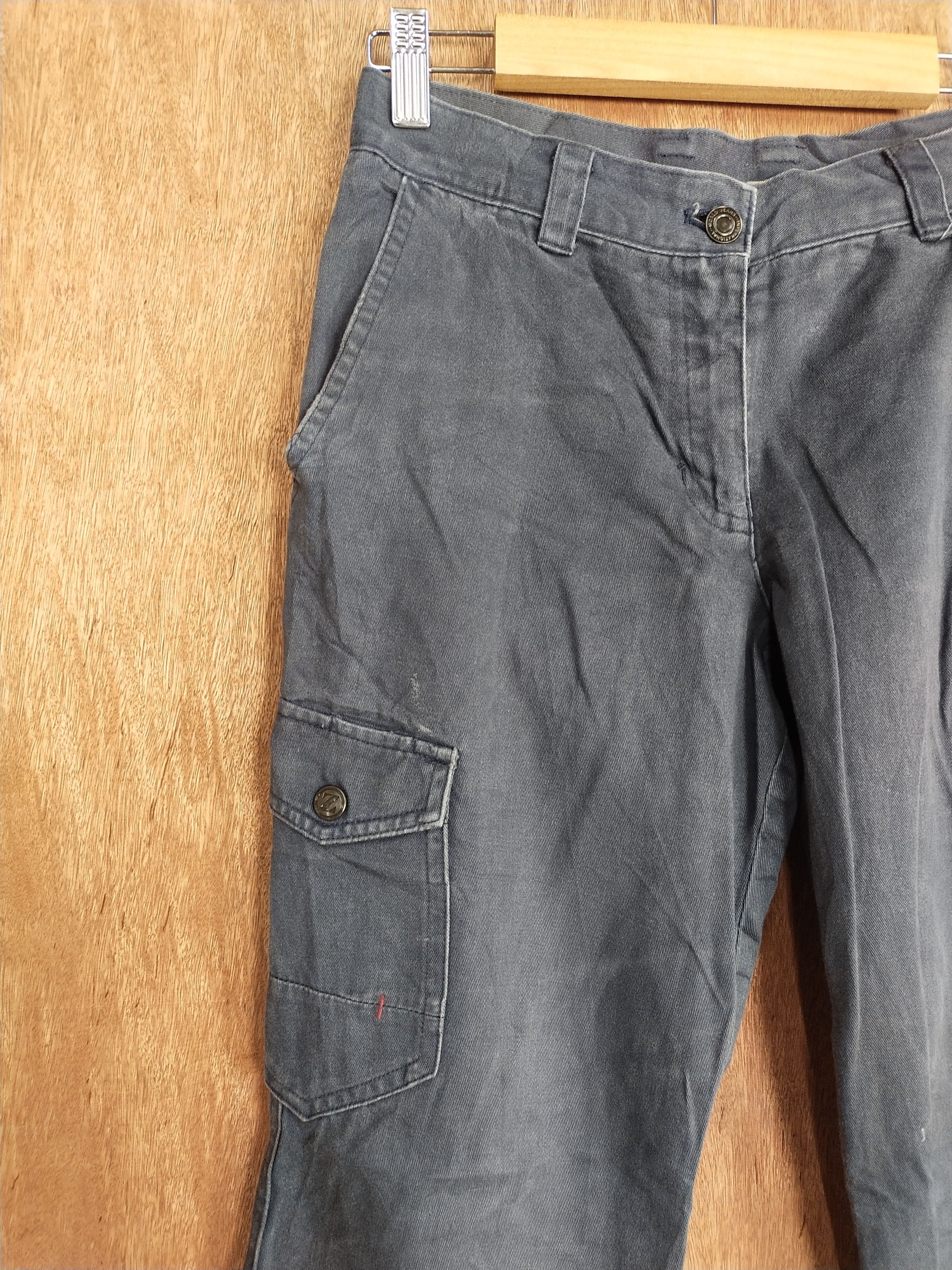 Japanese Brand Z Dragon japan distressed faded black cargo pants #S135 Size US 28 / EU 44 - 7 Thumbnail