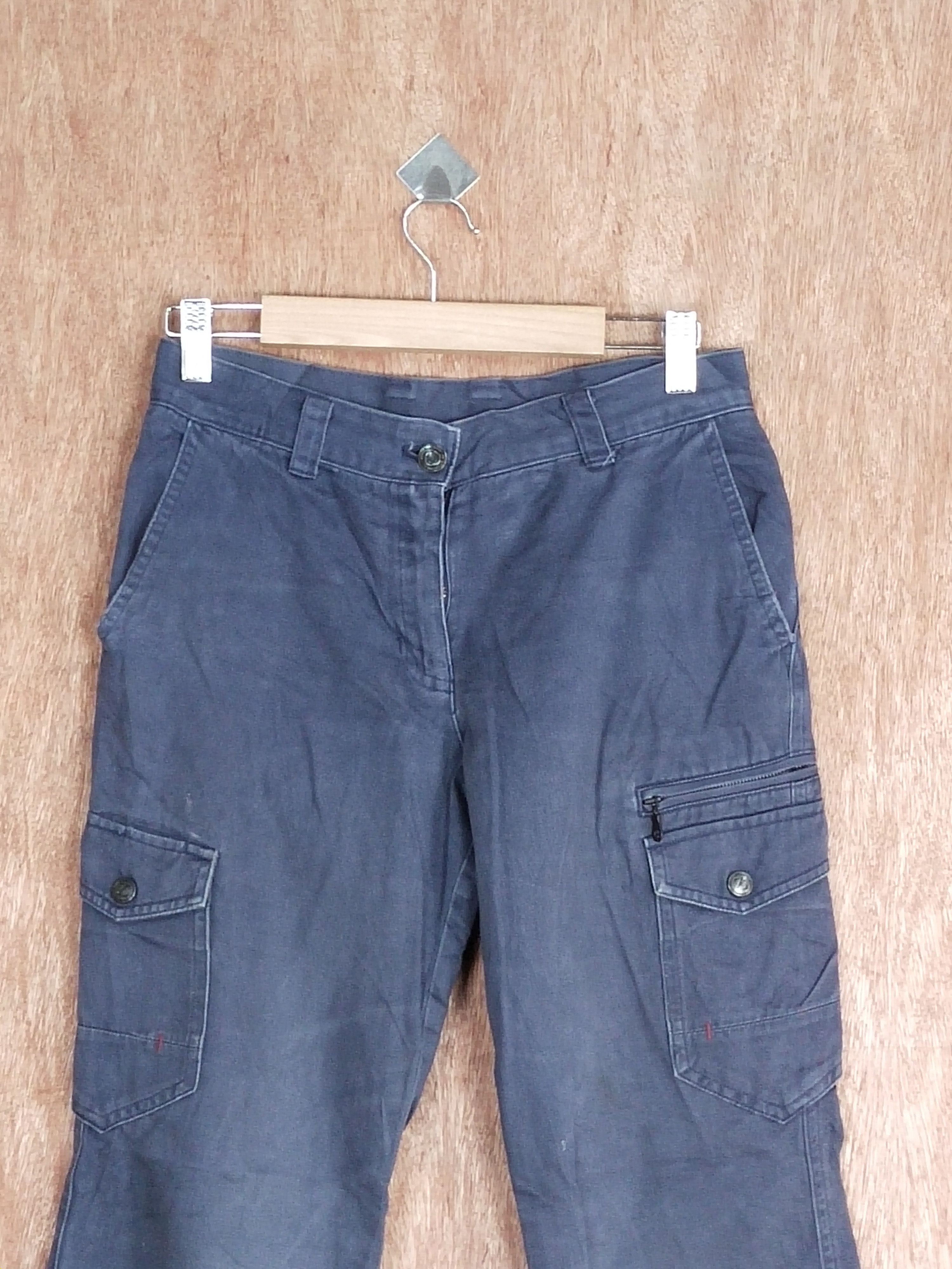 Japanese Brand Z Dragon japan distressed faded black cargo pants #S135 Size US 28 / EU 44 - 2 Thumbnail