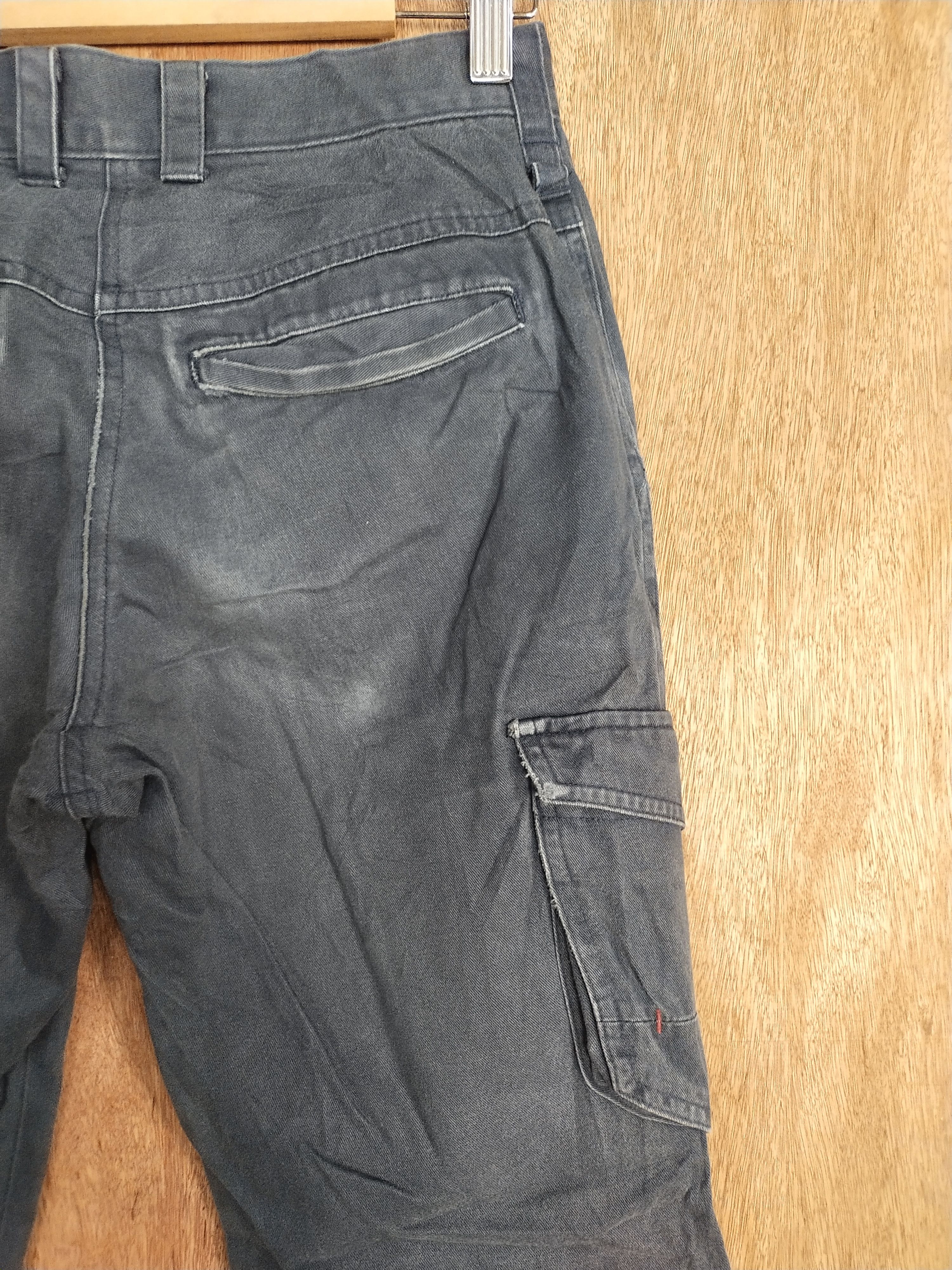 Japanese Brand Z Dragon japan distressed faded black cargo pants #S135 Size US 28 / EU 44 - 10 Thumbnail