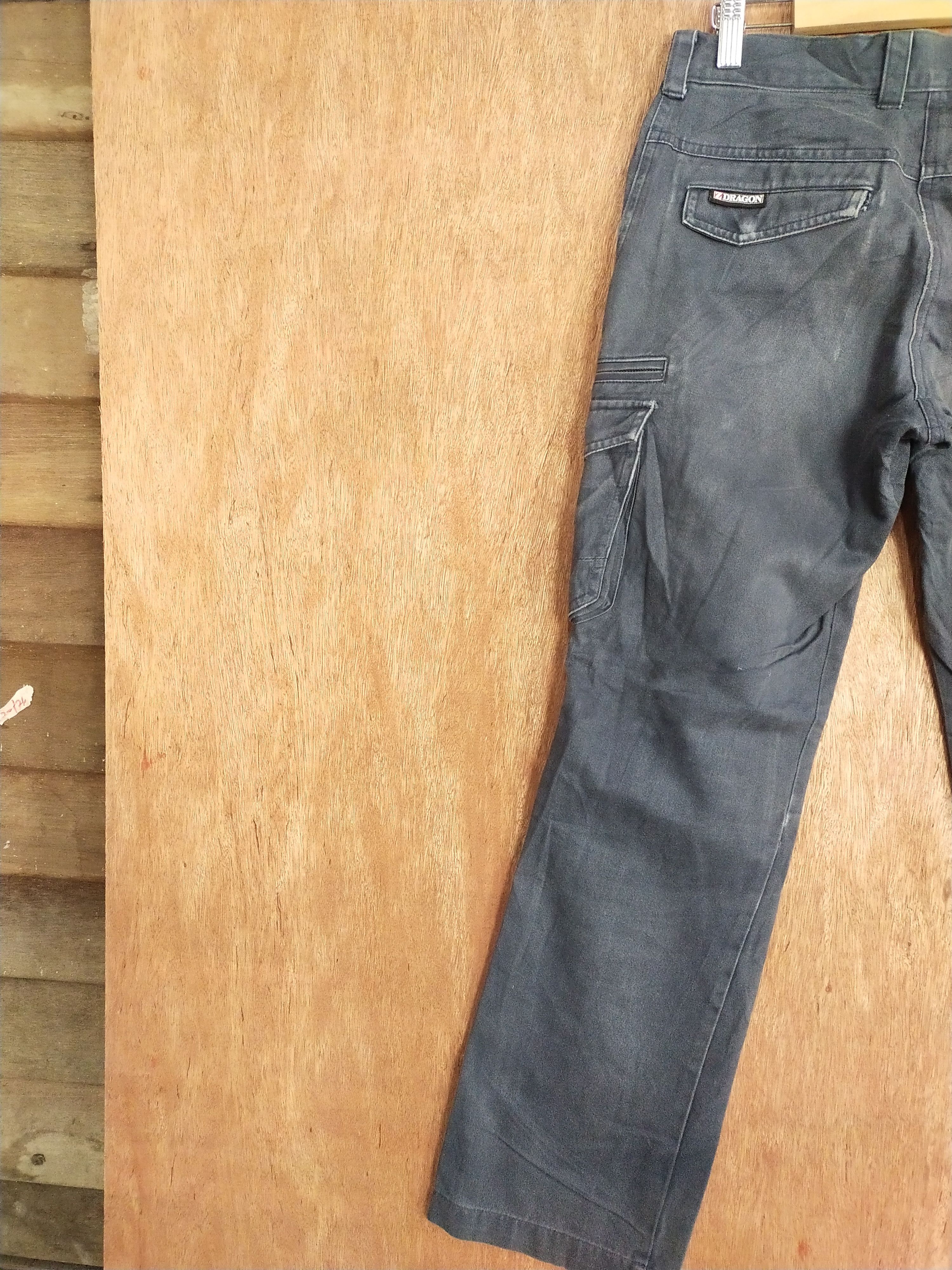 Japanese Brand Z Dragon japan distressed faded black cargo pants #S135 Size US 28 / EU 44 - 11 Thumbnail