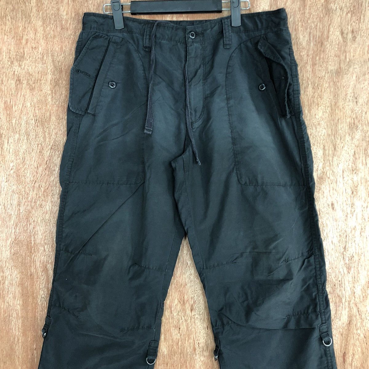 Japanese Brand × Uniqlo DLL Uniqlo japan multipocket tactical Black Pants #c640 Size US 32 / EU 48 - 2 Thumbnail