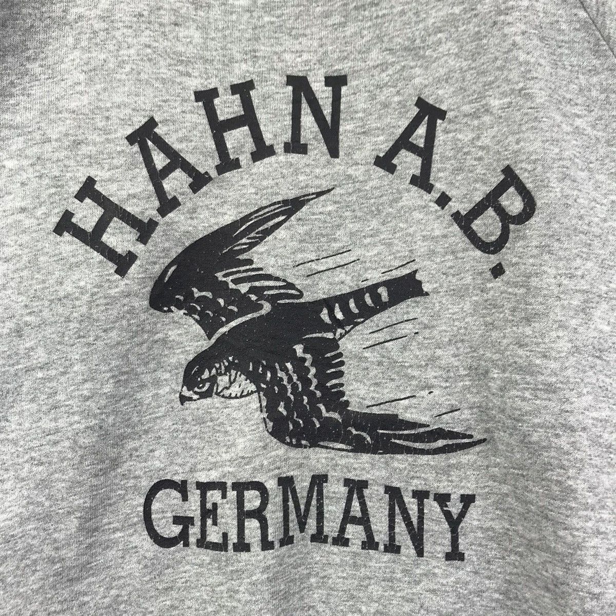 Fruit Of The Loom Vintage 90s HAHN AIR BASE Germany Air Force Grey Sweatshirt Size US M / EU 48-50 / 2 - 3 Thumbnail