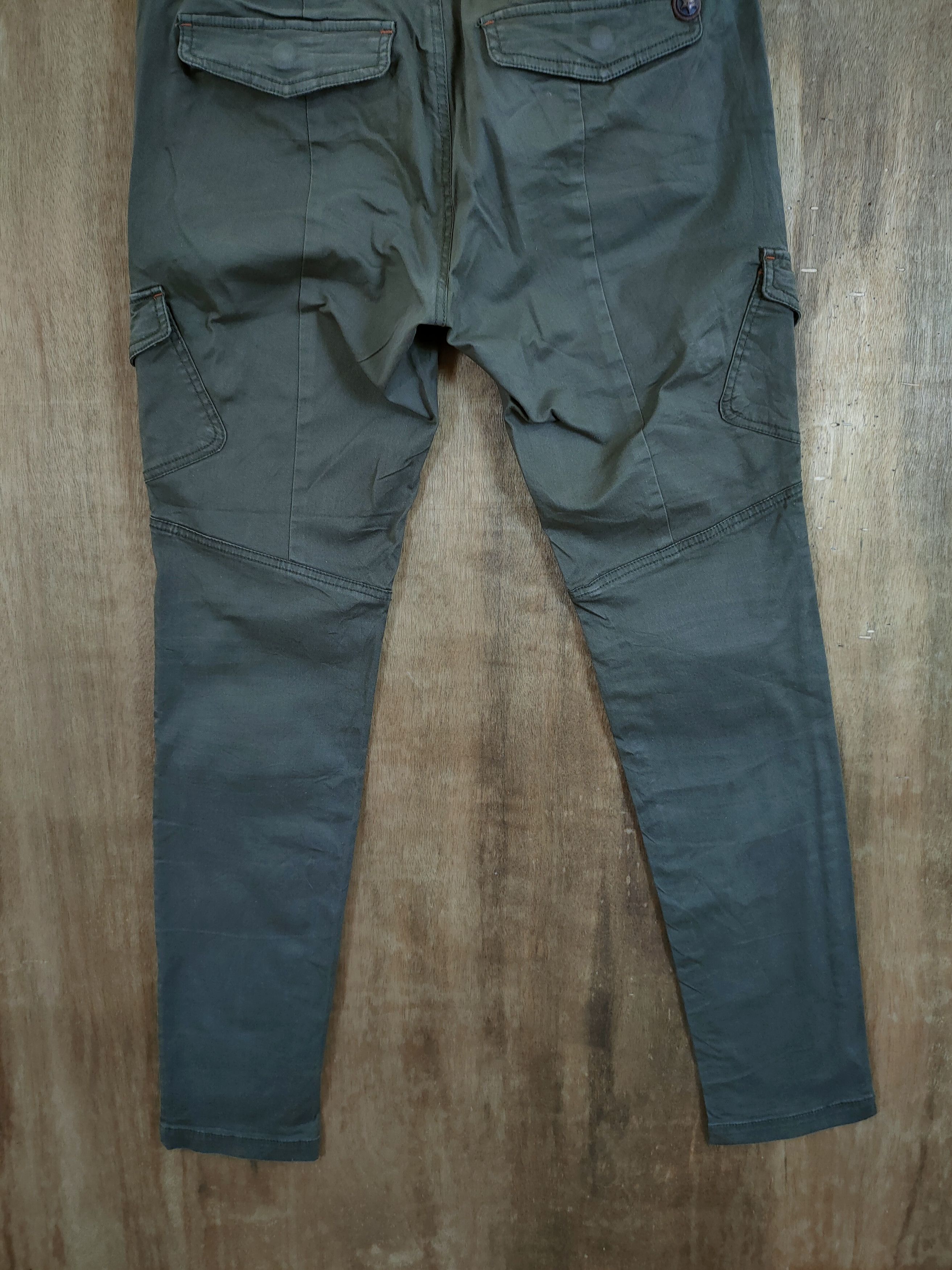 Japanese Brand DLL Original Shane multipocket green cargo pants #1347 Size US 29 - 6 Thumbnail