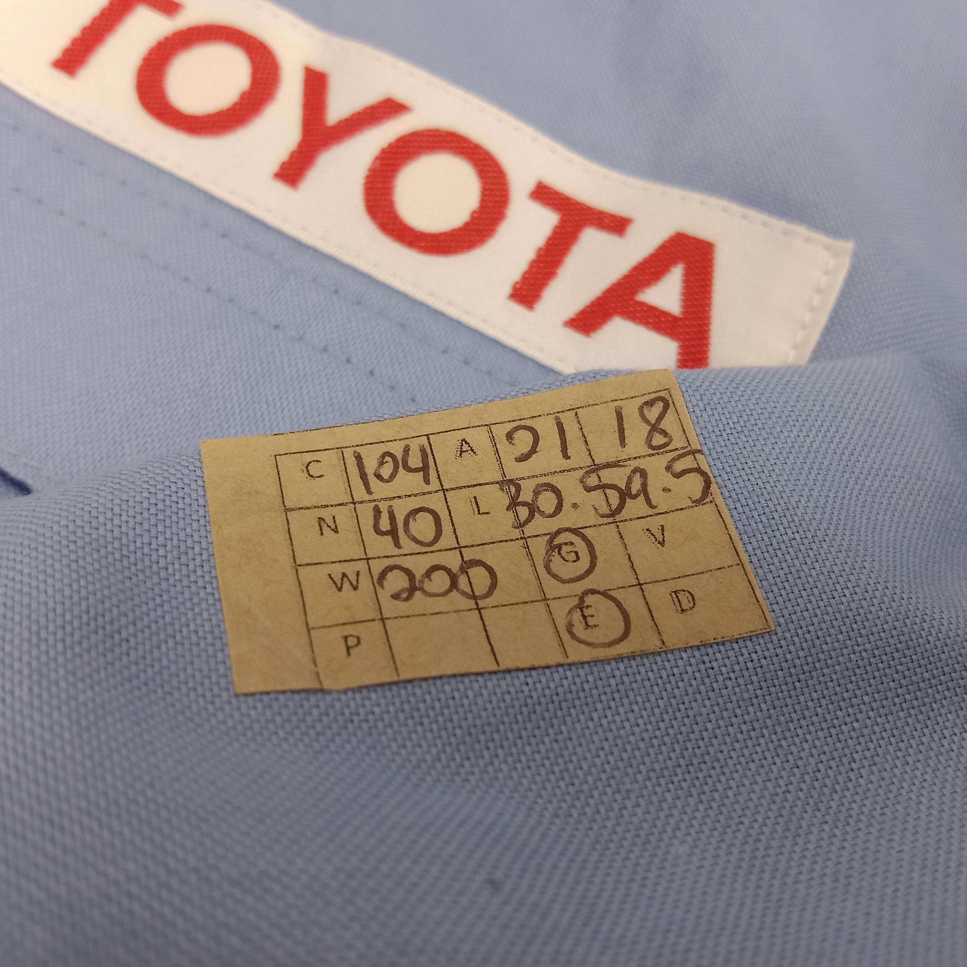 Japanese Brand × Vintage Toyota Japanese Racing Team Shirt Button Up Size US L / EU 52-54 / 3 - 7 Thumbnail