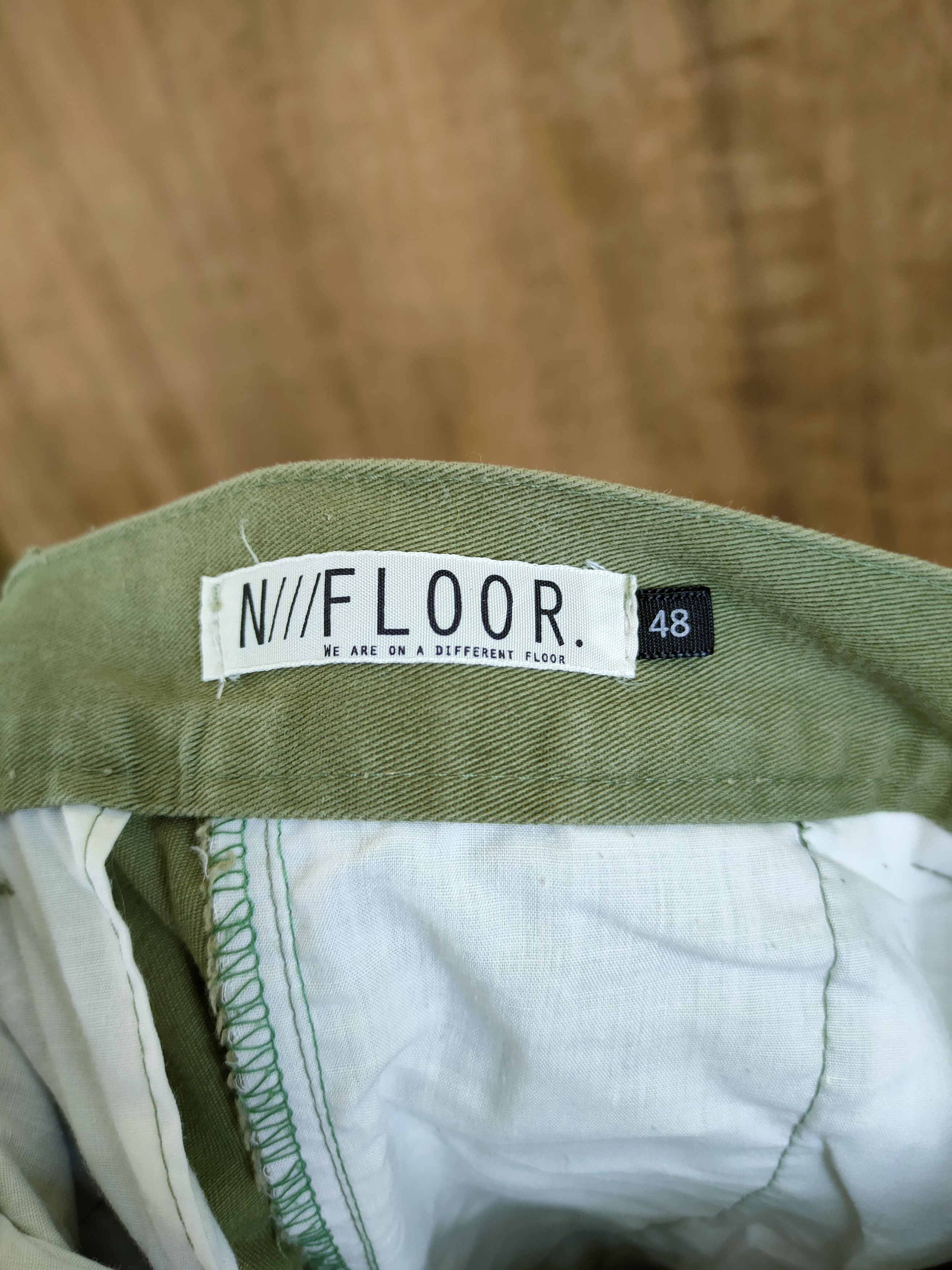 Japanese Brand DLL J/// Floor green multipocket tactical cargo pants#1348 Size US 31 - 10 Thumbnail