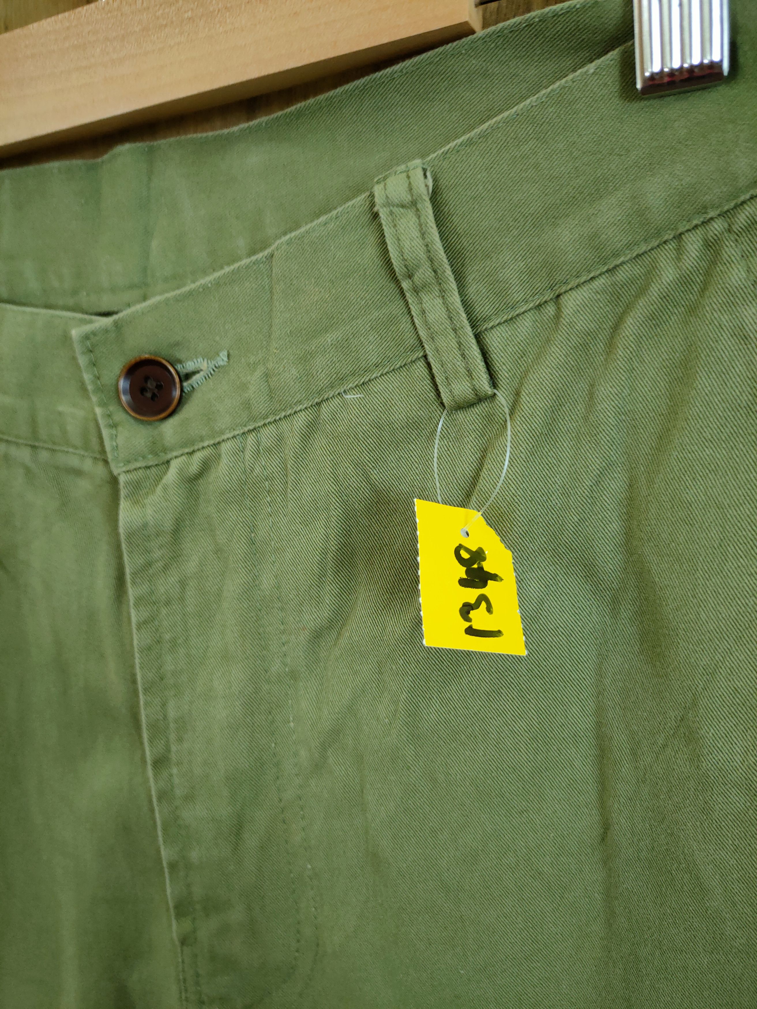 Japanese Brand DLL J/// Floor green multipocket tactical cargo pants#1348 Size US 31 - 4 Thumbnail