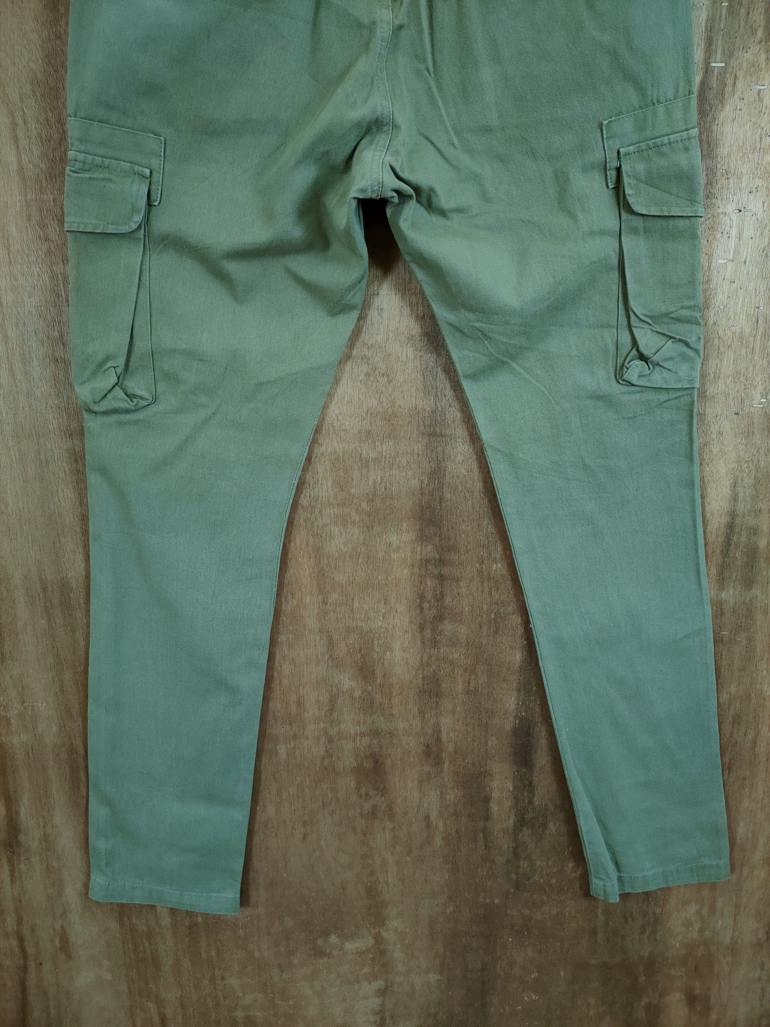 Japanese Brand DLL J/// Floor green multipocket tactical cargo pants#1348 Size US 31 - 7 Thumbnail