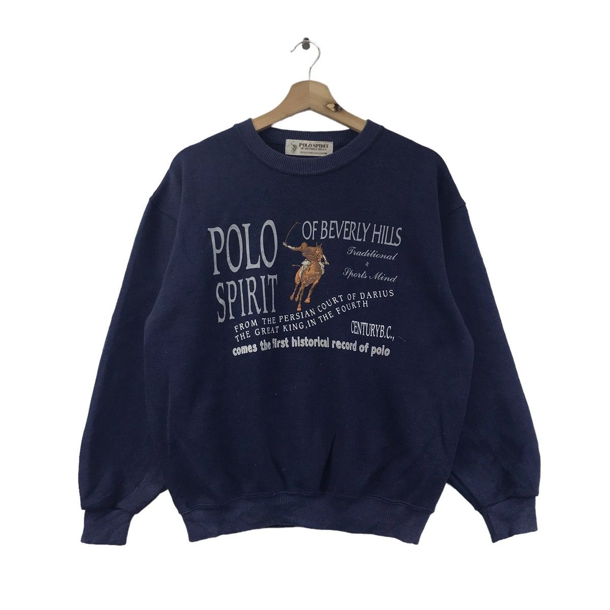 Polo Ralph Lauren POLO SPIRIT Beverly Hills Navy Sweatshirt Size US M / EU 48-50 / 2 - 1 Thumbnail