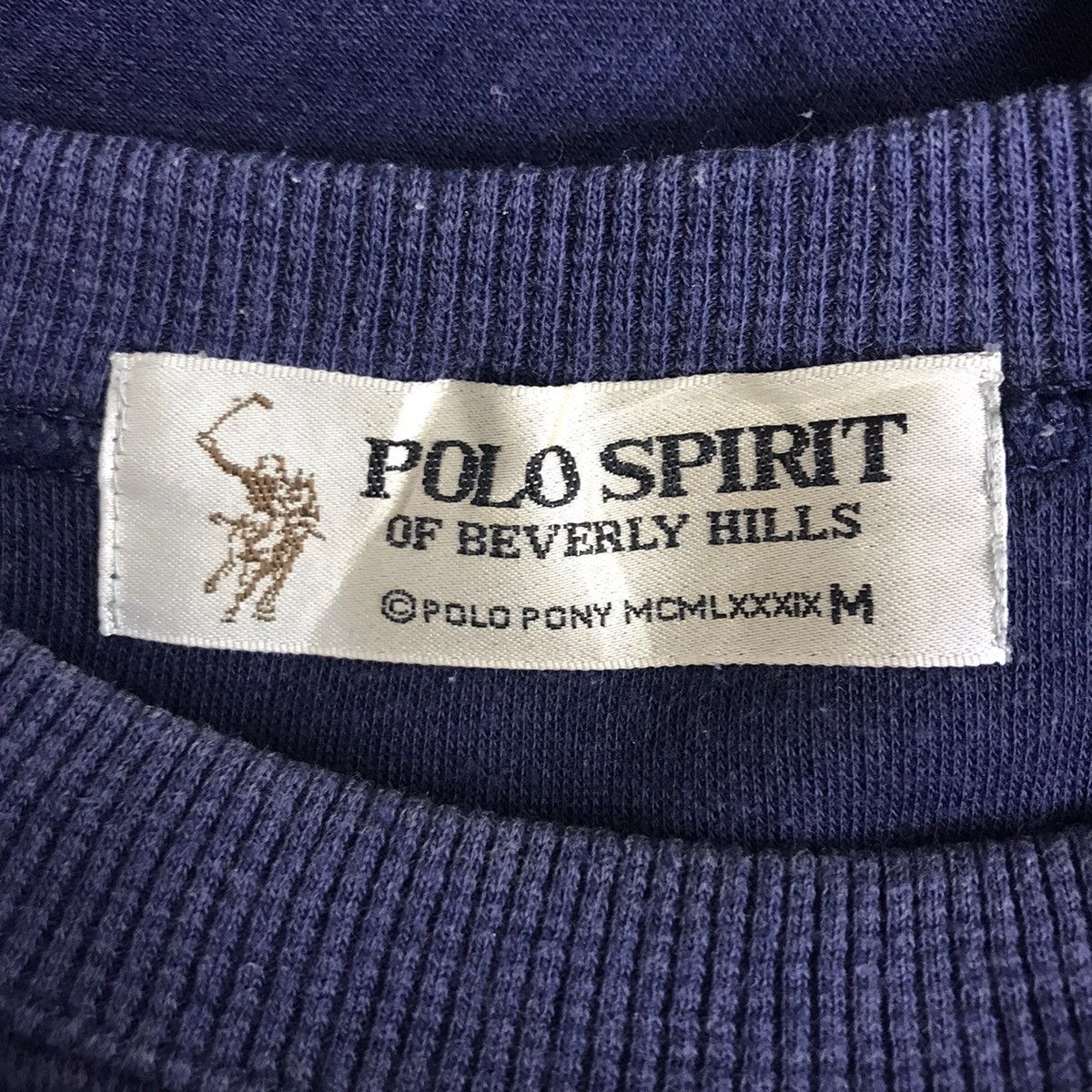 Polo Ralph Lauren POLO SPIRIT Beverly Hills Navy Sweatshirt Size US M / EU 48-50 / 2 - 4 Thumbnail