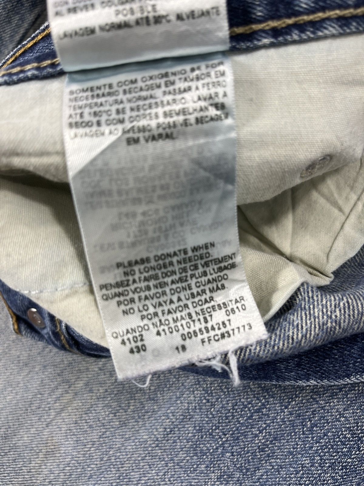 Levi's Vintage Levis 559 Distressed Jeans - J535 Size US 36 / EU 52 - 11 Thumbnail