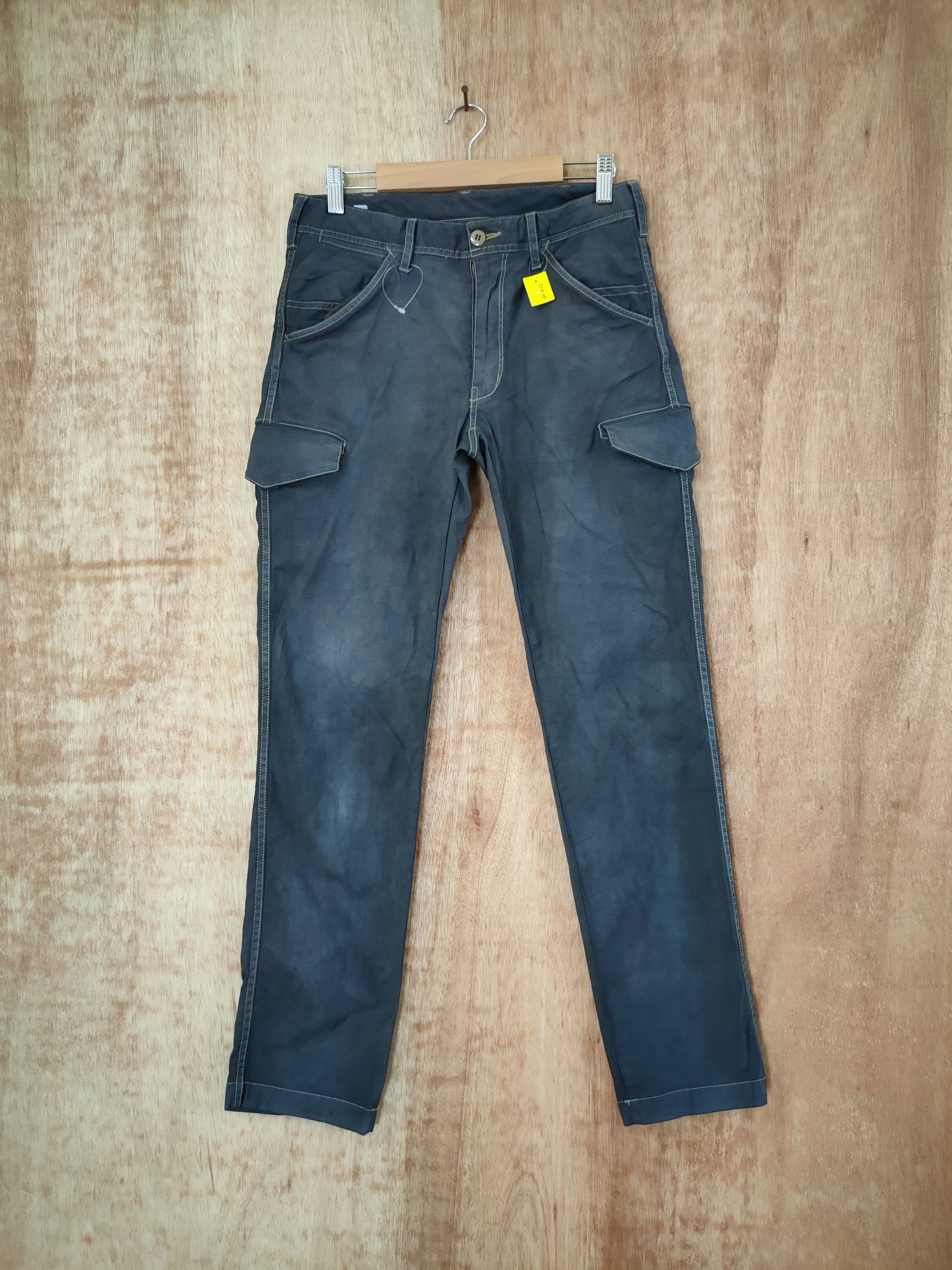 Japanese Brand Japan faded streetwear multipocket cargo pants #46-622 Size 29" - 1 Thumbnail